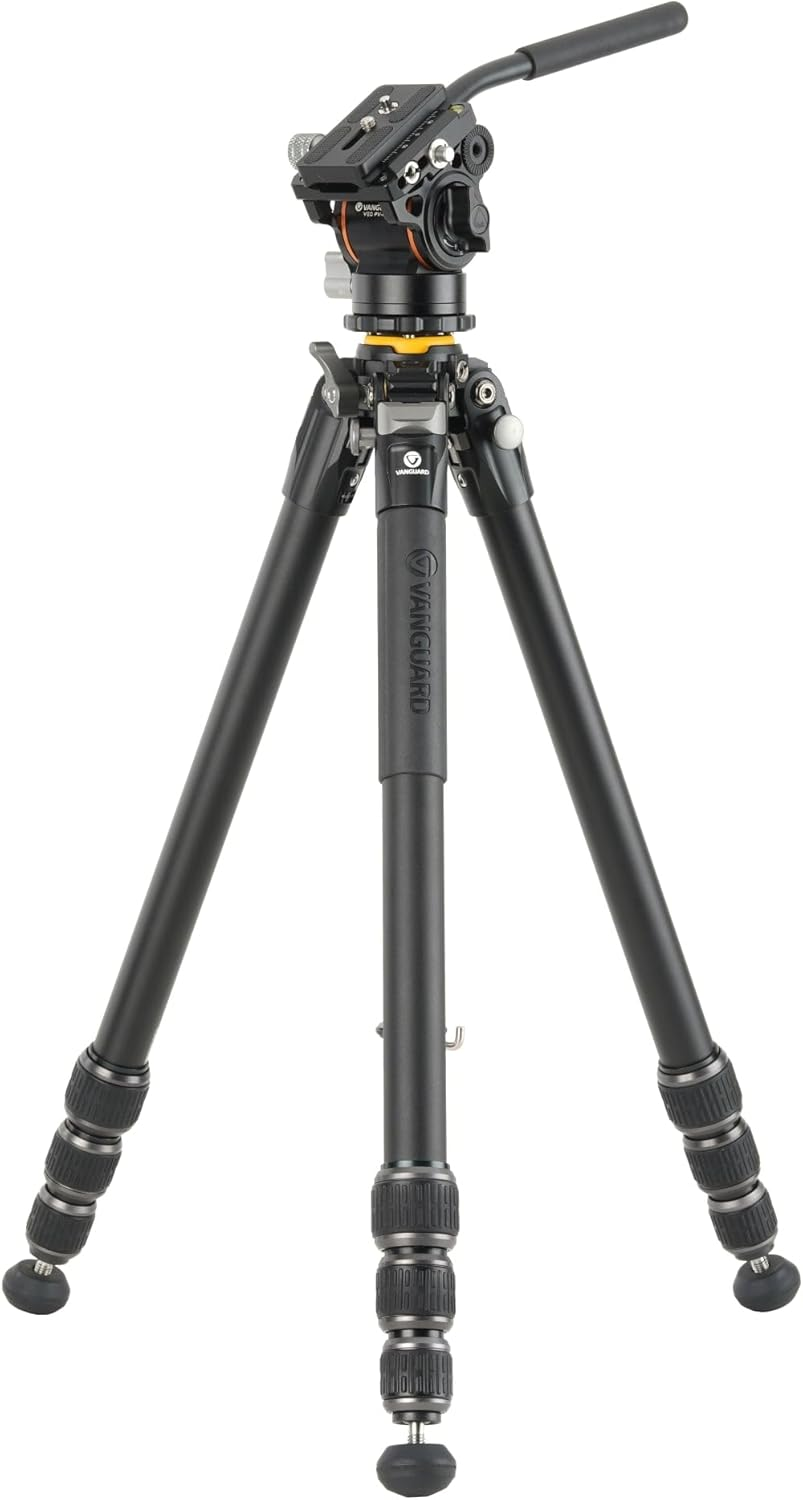 VANGUARD VEO 5 264AV14 Video Tripod Aluminium with VEO PV-14 Video Head Load 8 Kg image number 6