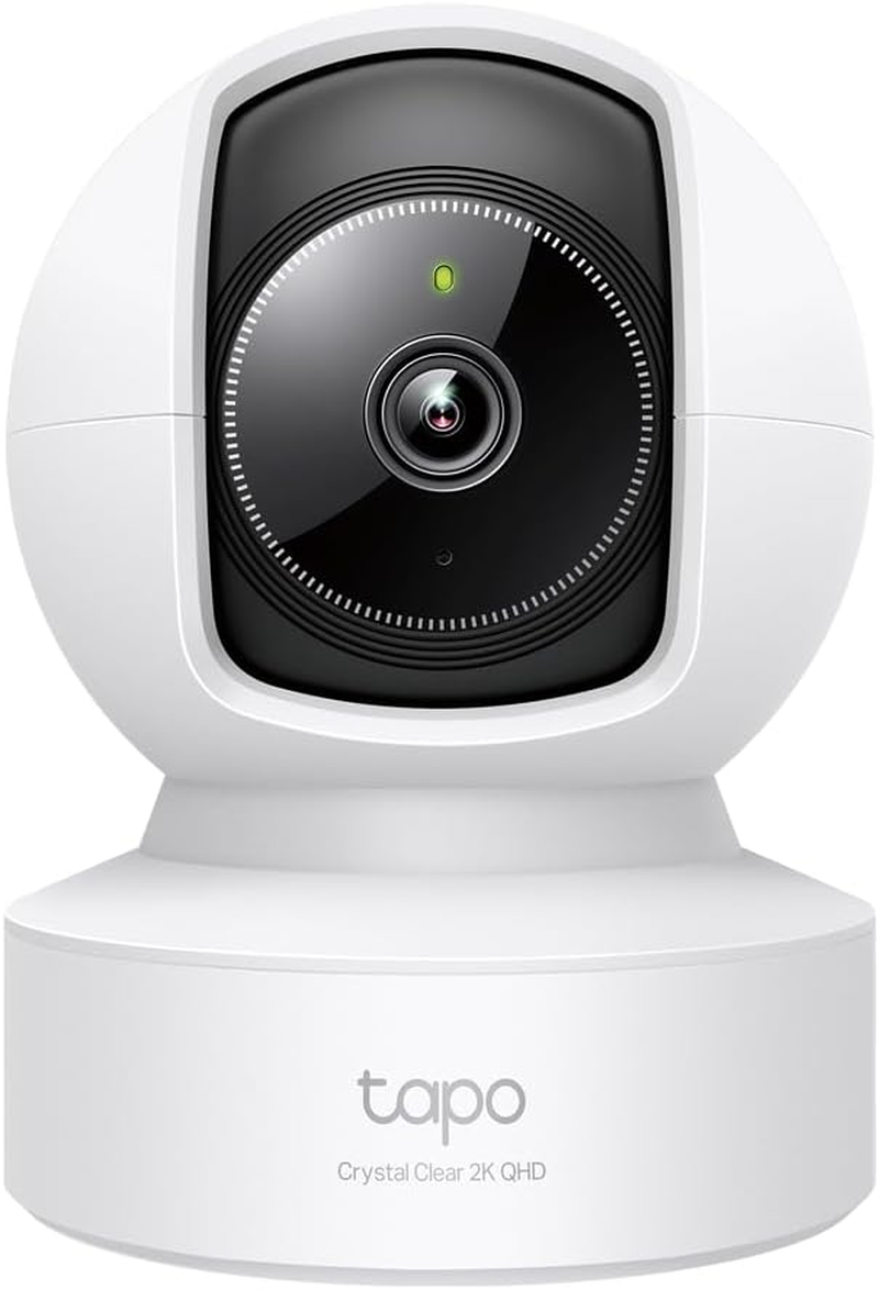 Tapo C222 Surveillance Camera, 360 Degrees Horizontal, Pan and Tilt, Night Vision, Microsd up to 512GB, Alexa, Google Assistant