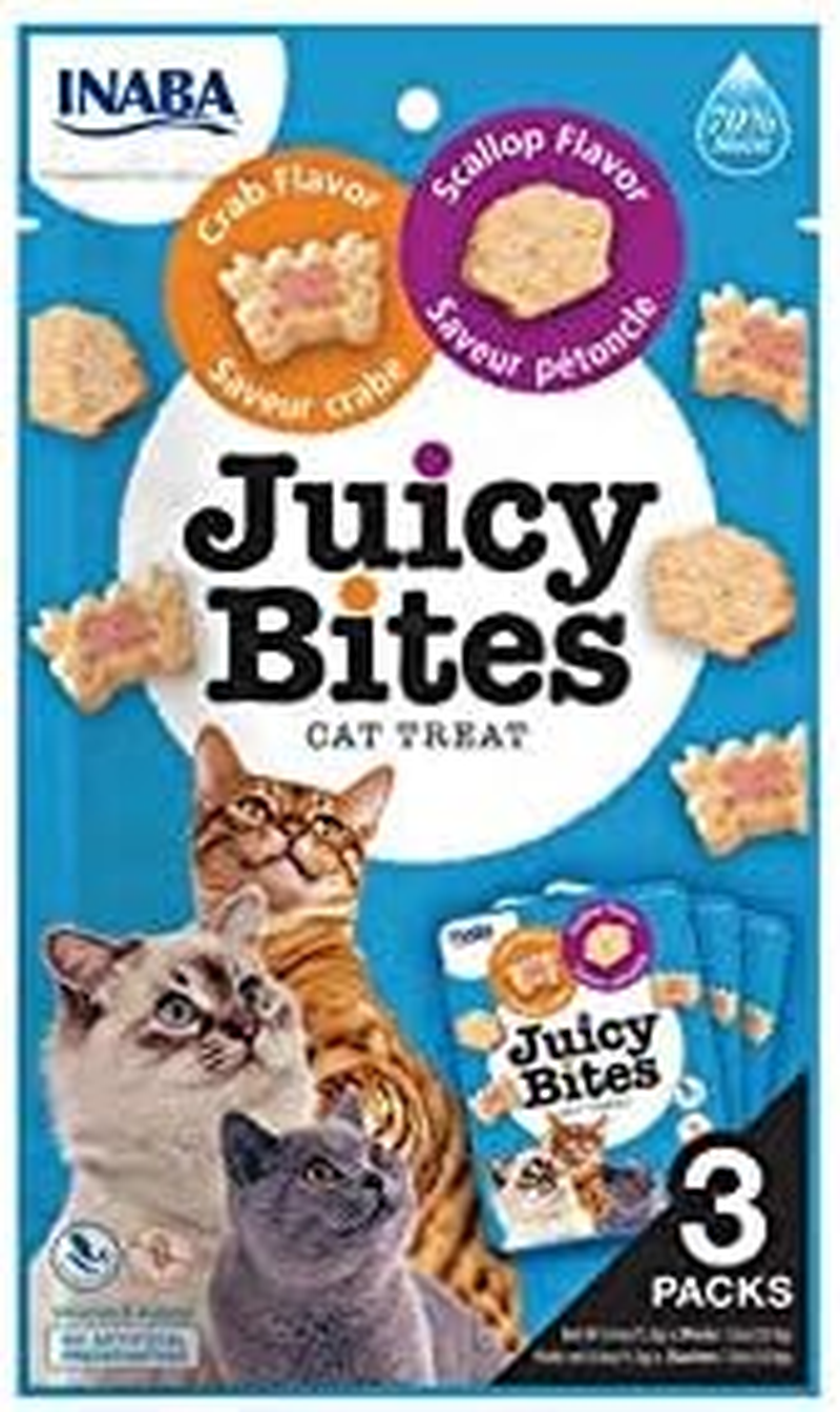 Inaba Juicy Bites Scallop and Crab (Cat Treat) 6X34G