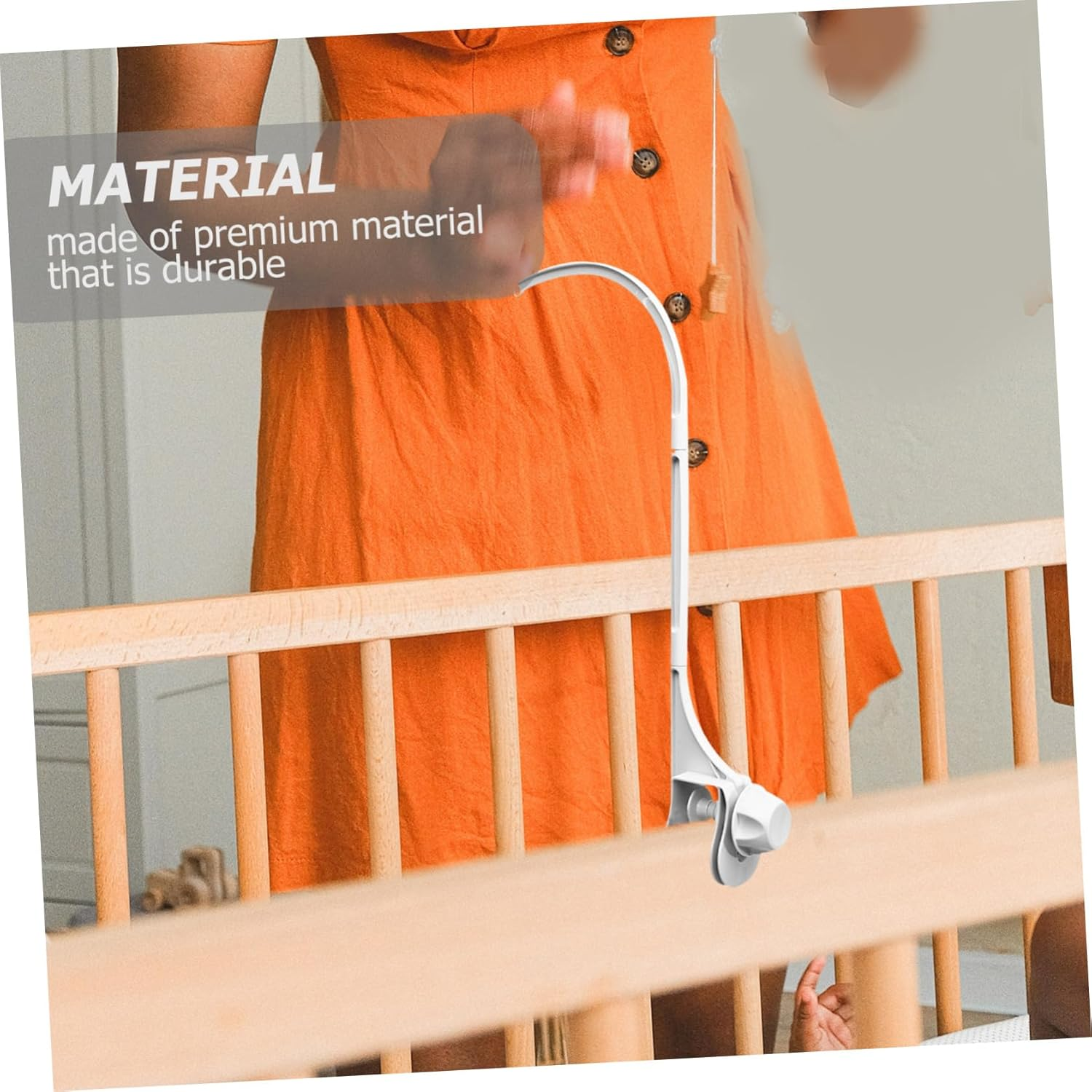 ERINGOGO Adjustable Crib Mobile Arm Stand Bed Bell Bracket for Cribs Mobile For image number 5