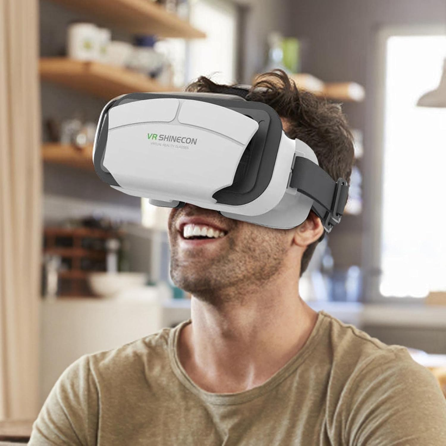 3D VR Virtual Reality Headset, Adjustable VR Headset for Adults Watching Movies, Comfortable VR Goggles/Glasses Suitable for All Smartphones with 4.5-7.0 Inch Screen Youngwier image number 6