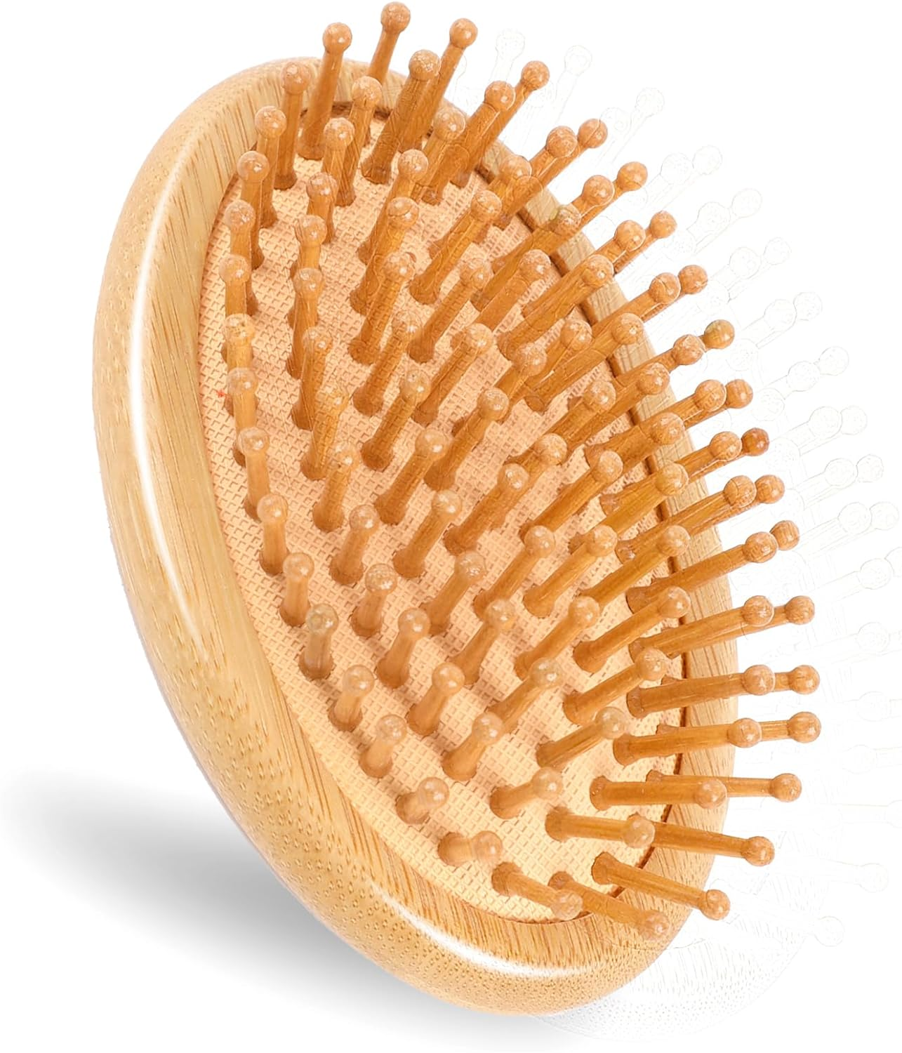 Bamboo Hair Brush, Natural Wooden Comb, Portable Bamboo Comb, anti Static Air Cushion Hair Brush, Mini Brush without Handle, Ereduce Frizz Massage Scalp image number 4