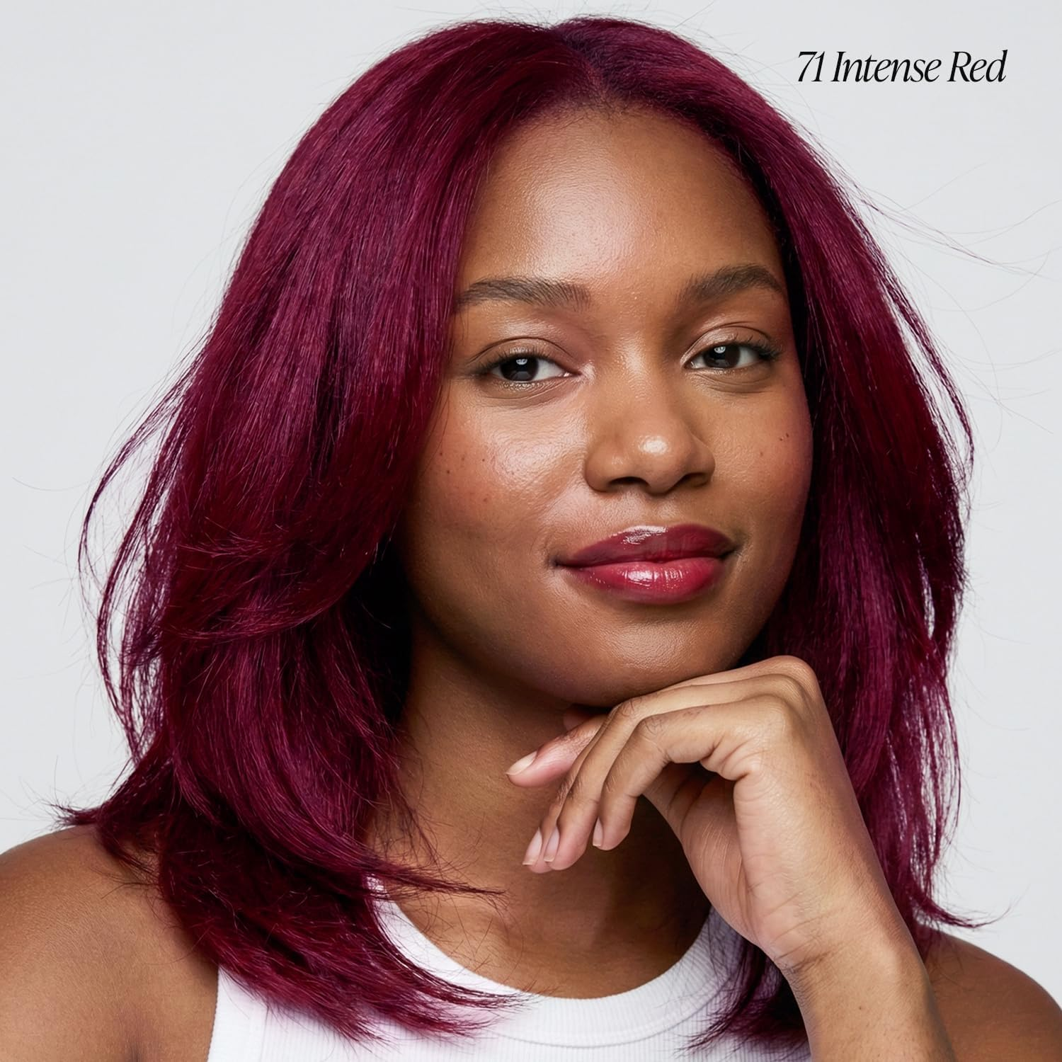 Adore Semi Permanent Hair Colour 118 Ml, Intense Red