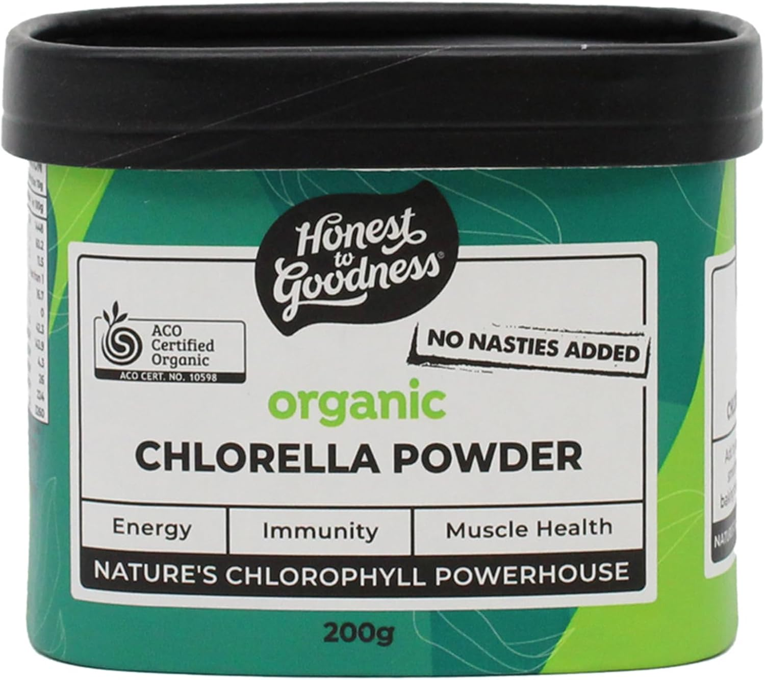 Honest to Goodness, Organic Chlorella Powder - 200 Gram Canister