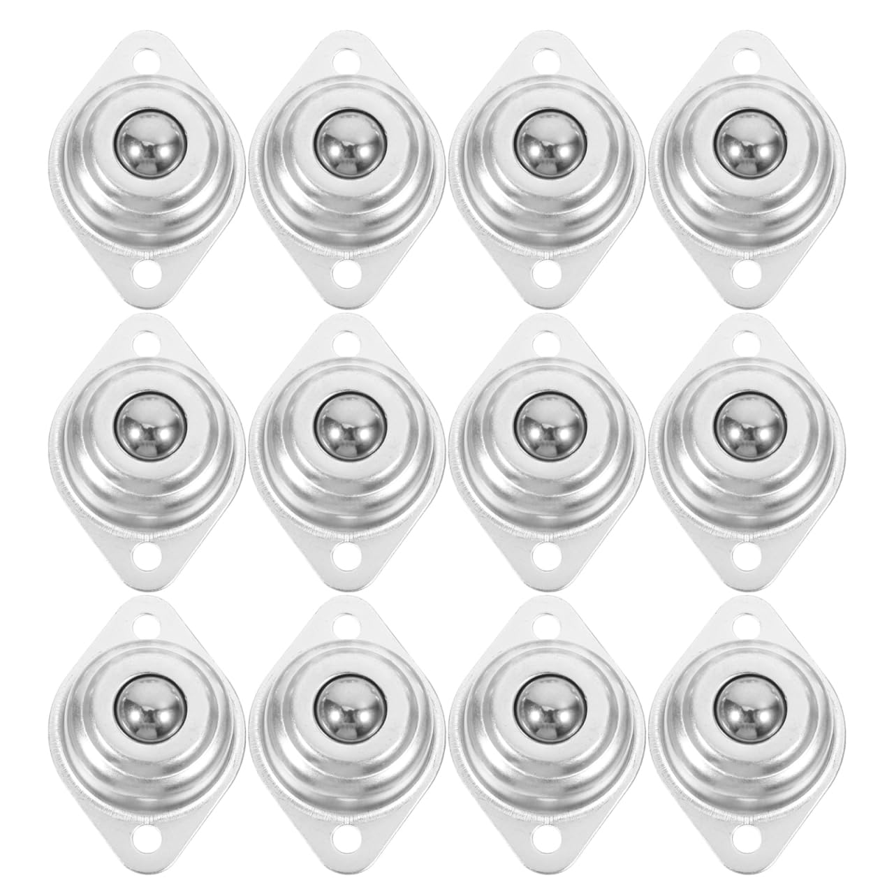 Castor Wheels: 12Pcs Mini Swivel Casters for Small Appliances Carbon Steel Bearings Low Noise Office Chair Wheels Smooth Rotation for Furniture and Storage Bins image number 6