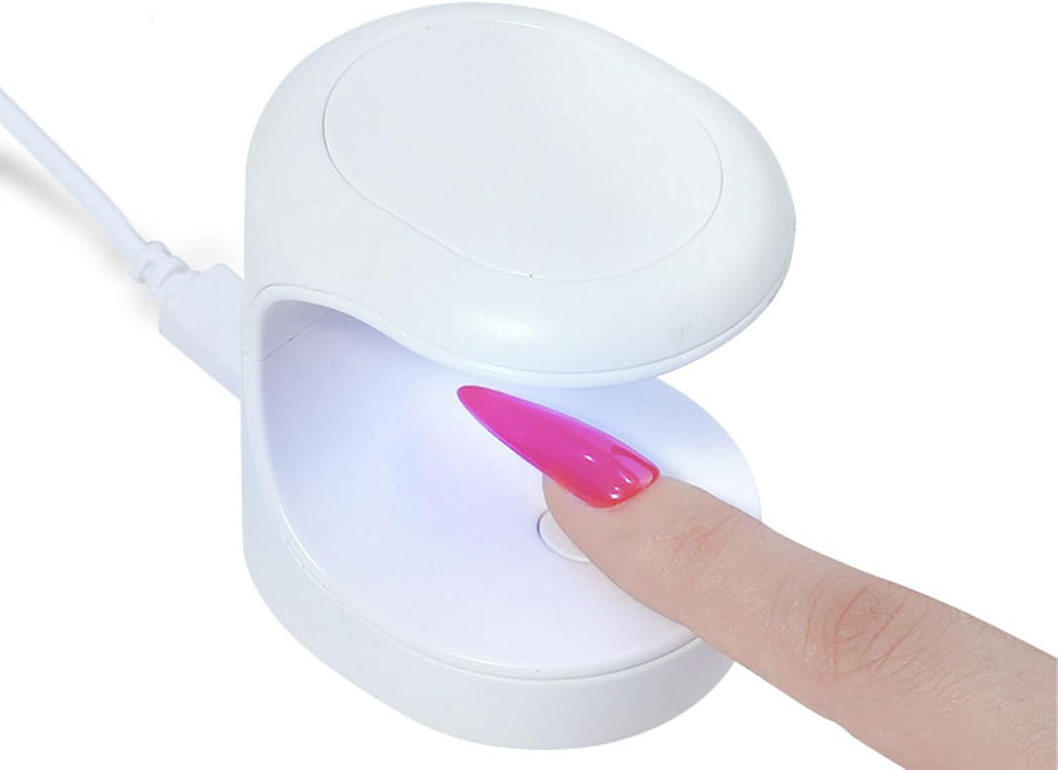 Mini UV Light for Nails Portable UV Nail Lamp 16W Gel Nail Professional UV Light Innovative Nail Drying Machine Small UV Nail Lamp Compact image number 2