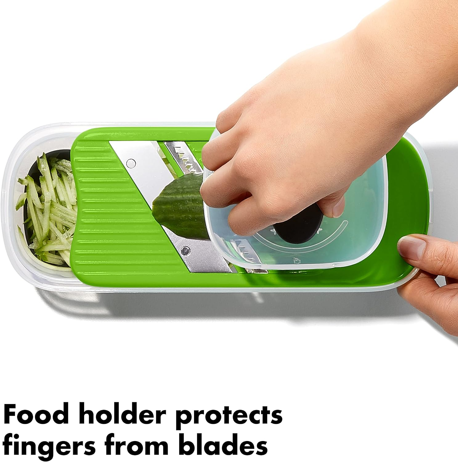 OXO Good Grips Complete Grate & Slice Set - New, White, Container Holds 2 Cups image number 5