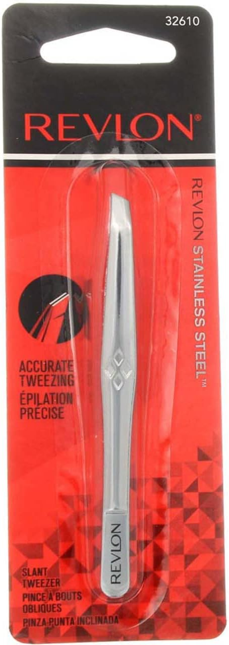 Revlon Stainless Steel Accurate Tweezing 1 Ea (Pack of 4) image number 3