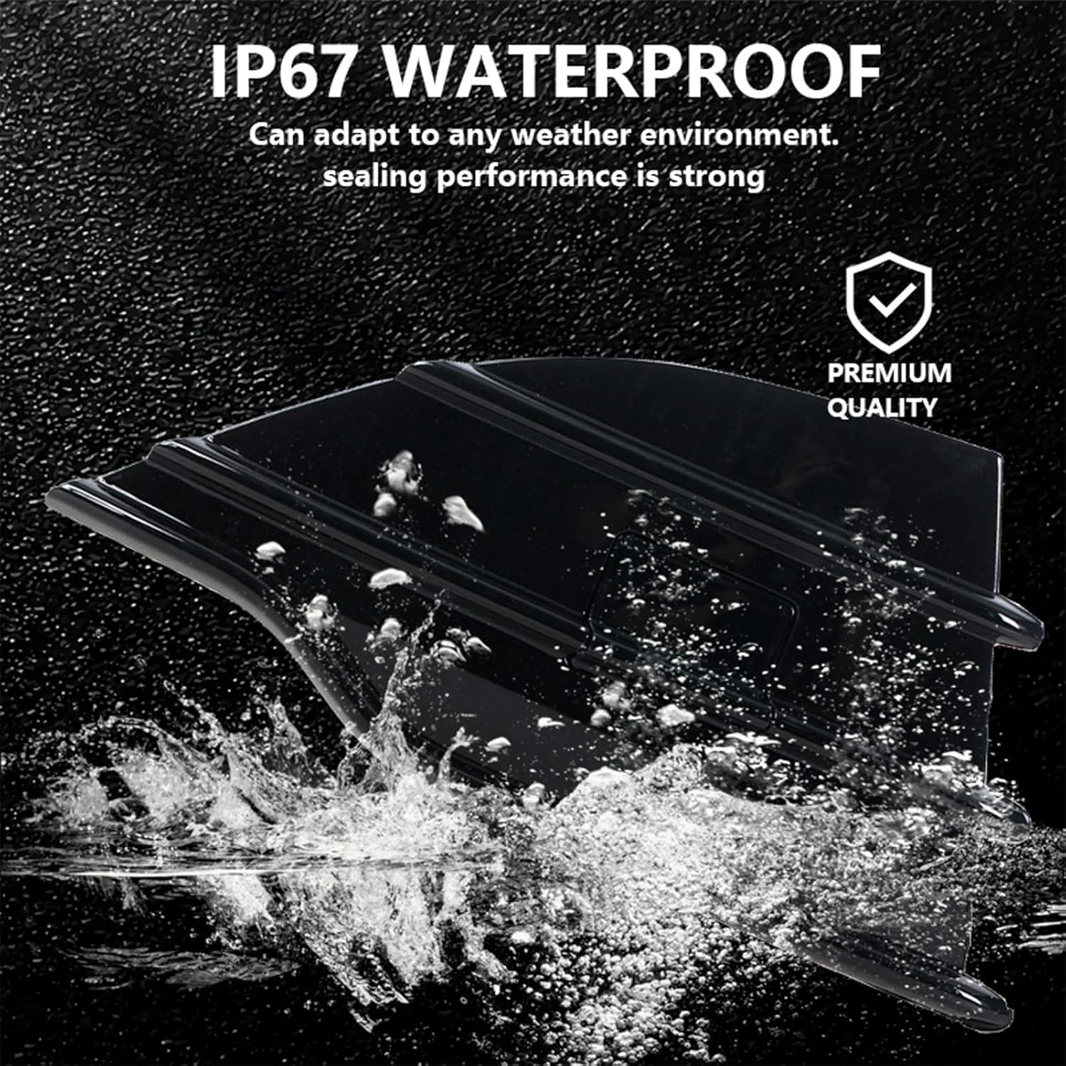 JESYMBX Front Bumper Lower Grill Cover Trim for Ford Kuga Escape 2013-2016 Tow Hook DV45-17K947-B Left image number 3