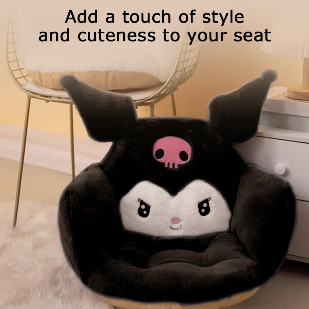 Cute Kawaii Chair Cushion with Soft Material, Soft Cartoon Plush Seat Cushion, Portable Floor Pillow Floor Cushions, Anti-Dirty and Comfortable, Office Dining Room Bedroom Decorate ﻿ image number 5
