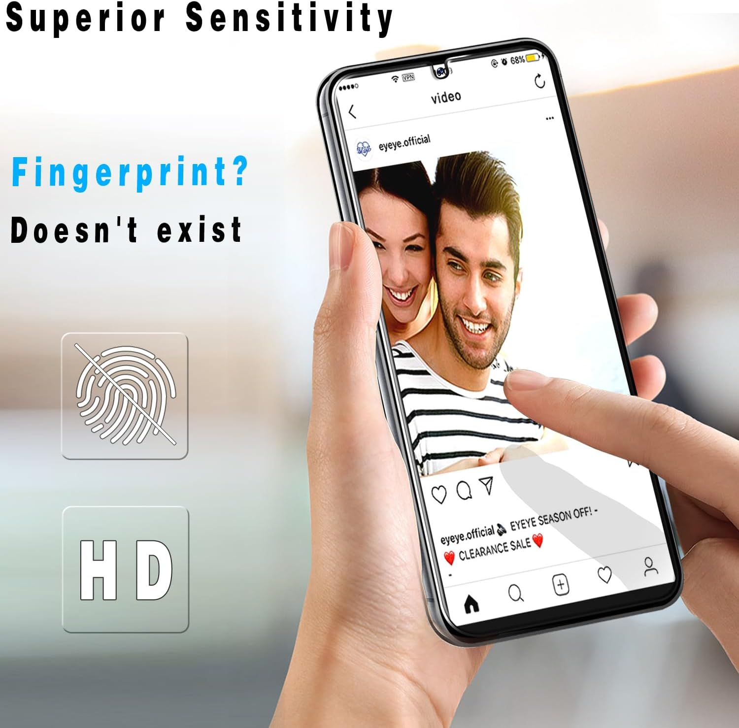 Slanku [3 Pack] Screen Protector for Samsung Galaxy S25 plus 5G Tempered Glass, 9H Hardness, Case Friendly, NO Bubbles, anti Scratch, Easy to Install image number 1