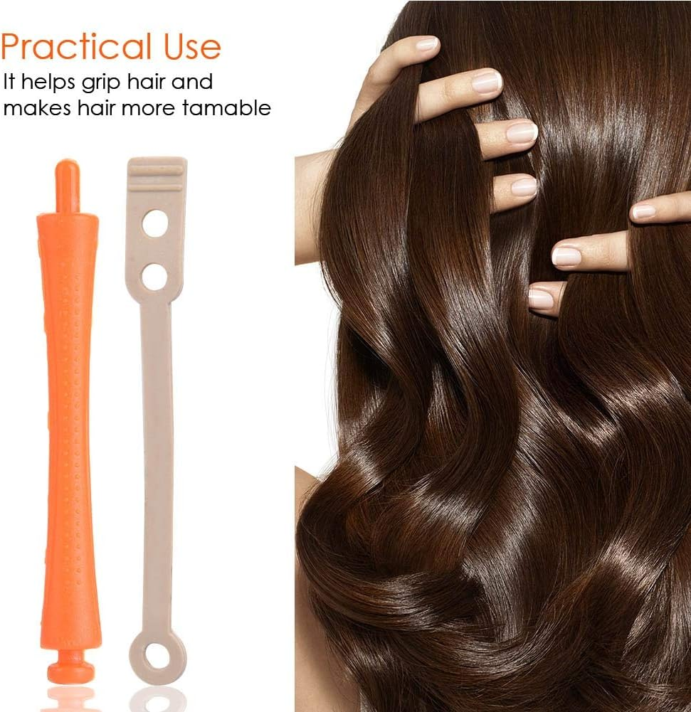 YUMILI Standard Hair Rollers in 8 Sizes, Heat Perm, Wave Bar, Hair Clip, Hair Rollers with Elastic Band (SH-3) image number 1