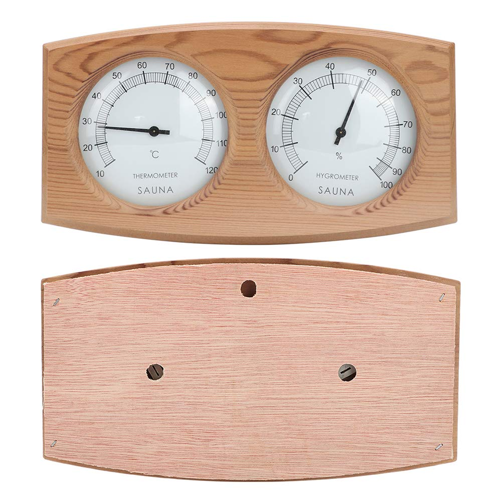 Higrometer Holzhermohigrometer-Tempeometer for Hand-Made Sauna Room Accessories with High Temperature image number 2