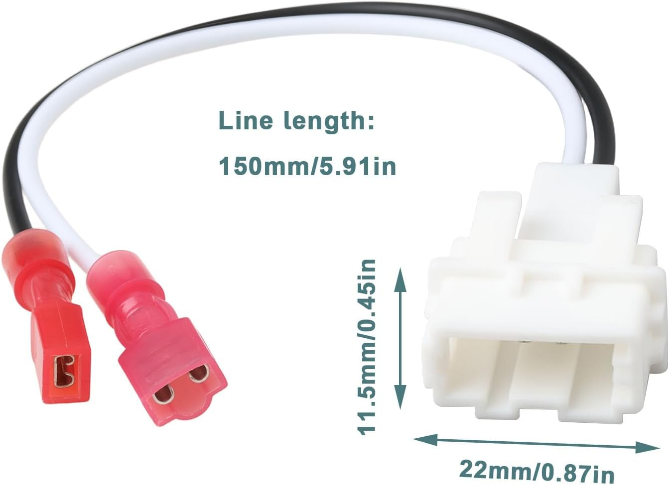 Emagtech 2Pcs Car Loudspeaker Adapter 7125-002-1 Compatible with Kia Rio 2018 15Cm image number 6