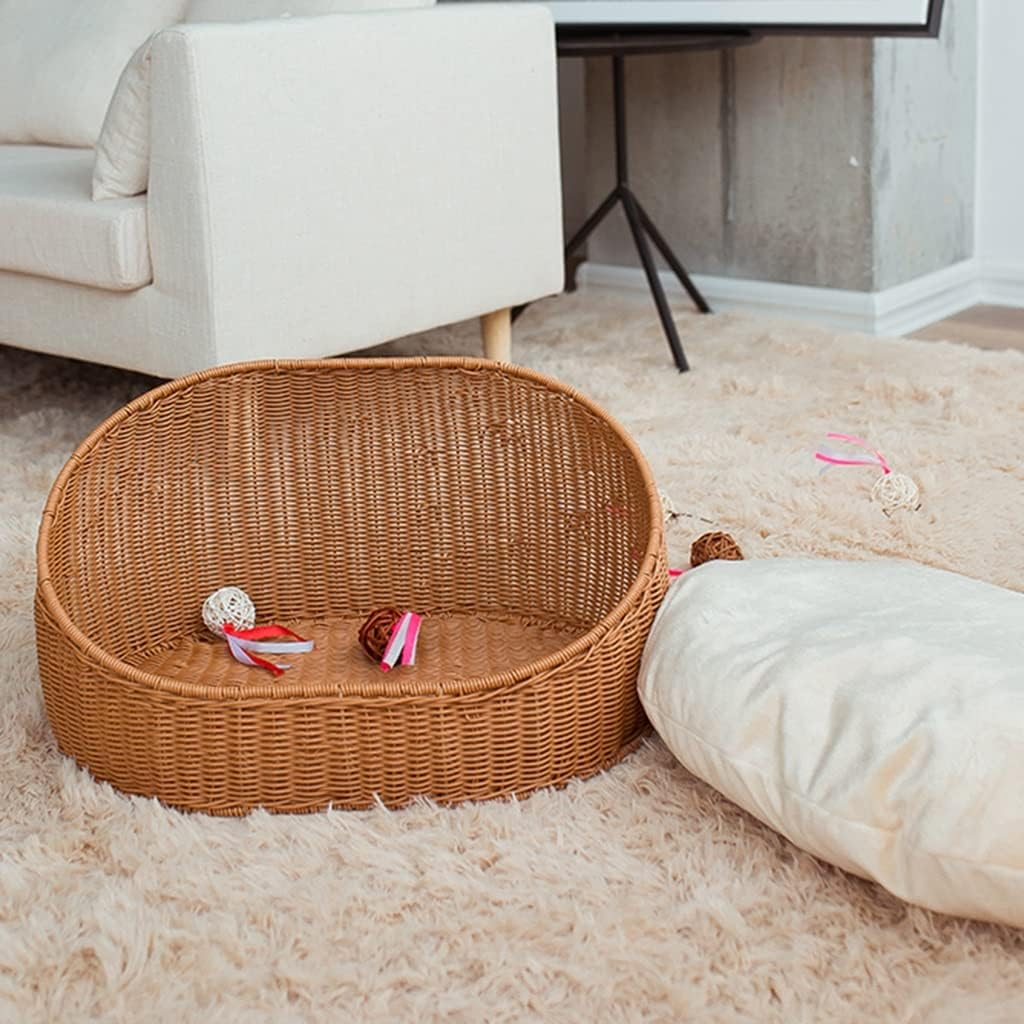 Rattan Cat House Summer Cat House Universal Dog House Cat Climbing Frame Indoor Pet House image number 1