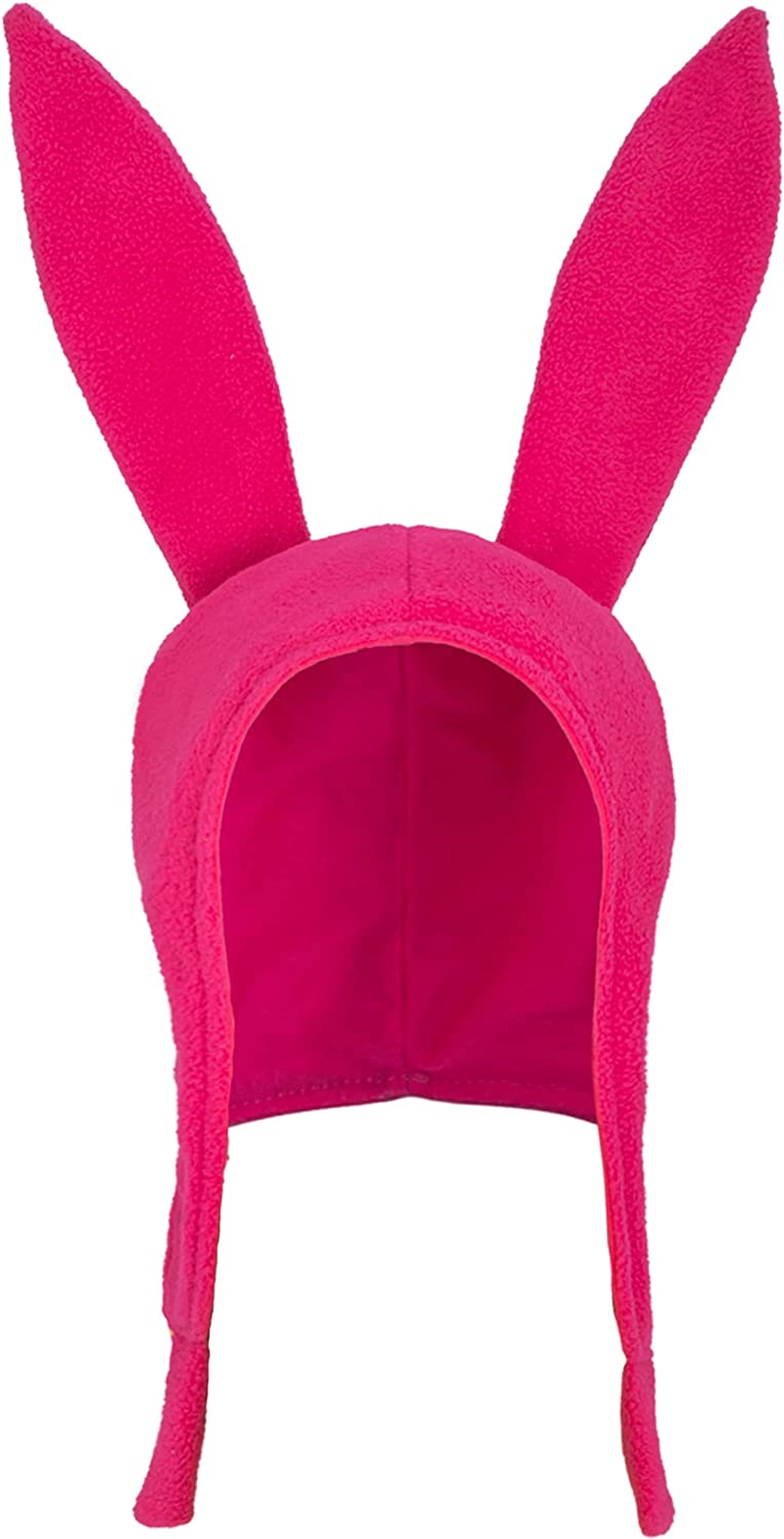 Concept One Womens Bob'S Burgers Louise Cosplay Bunny with Floppy Ears Fleece Beanie Hat, Pink, 0 US, Pink, One Size image number 5