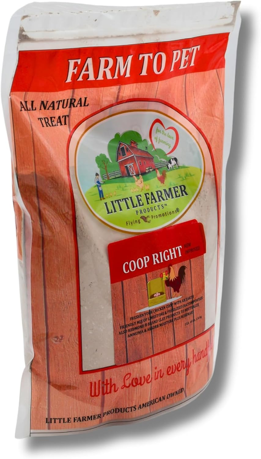 Coop-Right Chicken Coop Natural Poultry Dust Bath Nest Freshener Odor Eliminator | Redmond Clay, Diatomaceous Earth, Rosemary | 3 Lb image number 5