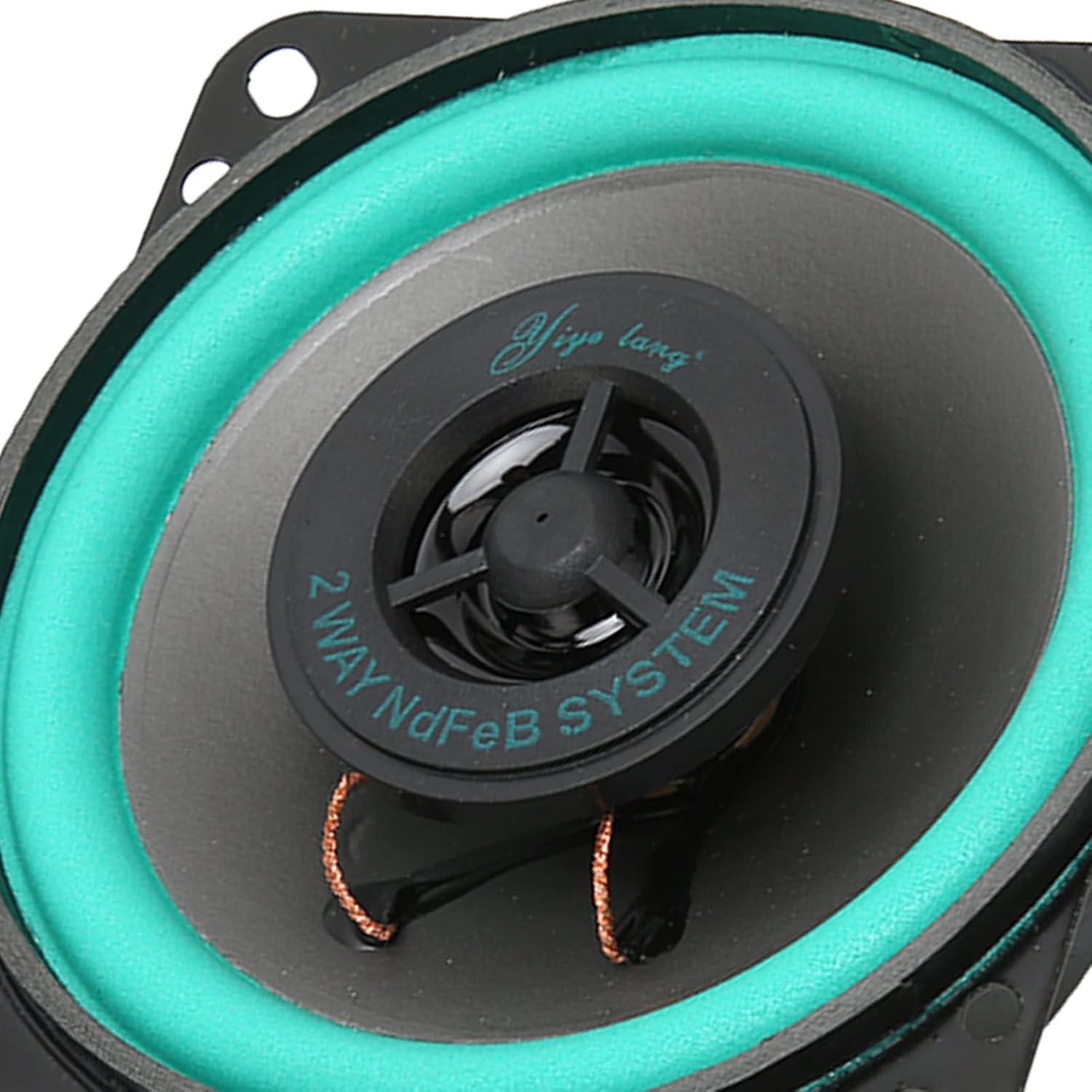 Diyeeni 4 Inch Car Speakers, 100W High Power Stereo Coaxial Speaker, Mid Range, 4 Ohm Audio Sound, High Sensitivity, for All Car Sound Systems, 1PCS image number 5
