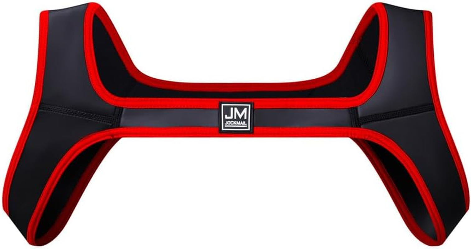 JOCKMAIL Men'S Harness Belt Elastic Shoulder Strap Mens Neoprene Harness Mens Crop Top Chest Muscle Harness image number 1