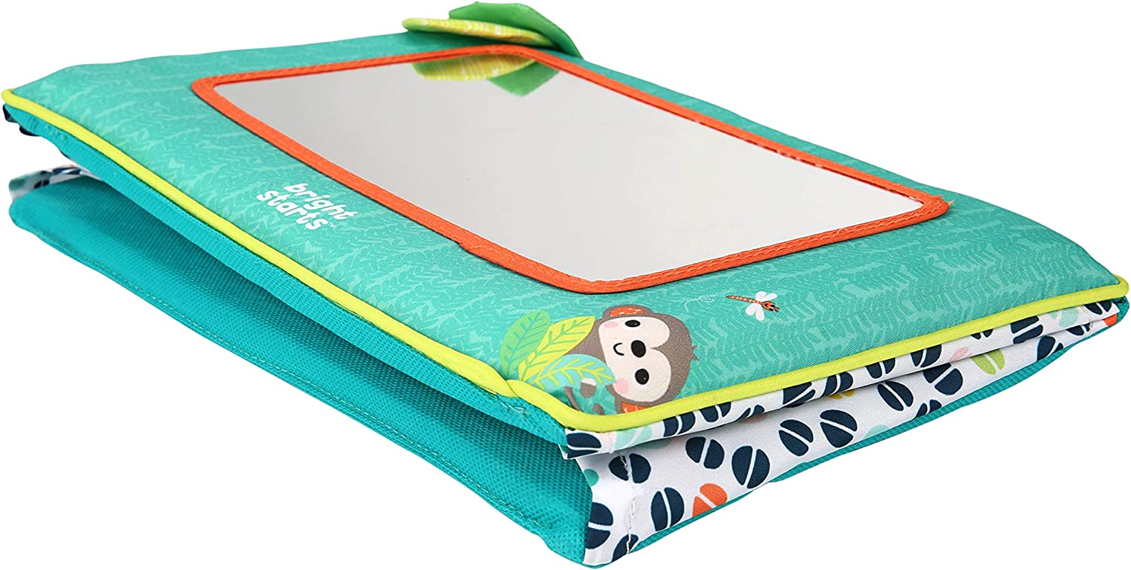 Bright Starts Sit and See Safari Floor Mirror Tummy Time Activity Toy, Ages Newborn + image number 2