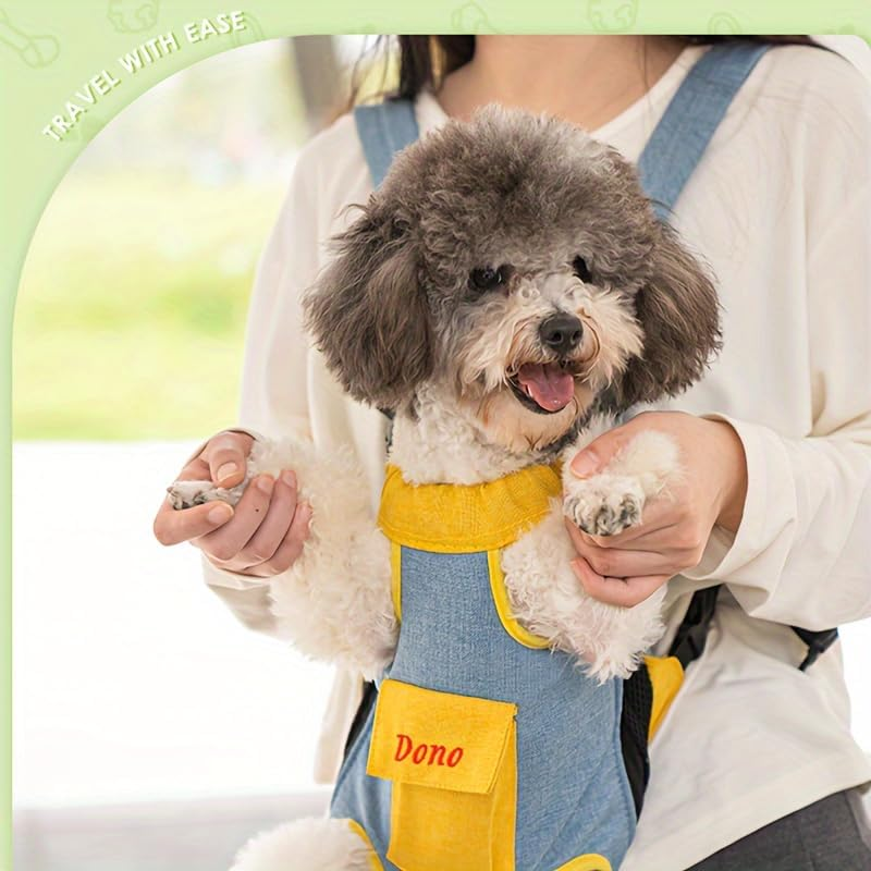 Maagik Dog Backpack, Adjustable Pet Dog Front Harness with Leg Extension, Easy to Wear and Breathable, Pet Backpack, Dog Travel Backpack for Kittens and Puppies, Camping, Hiking (XL) image number 1