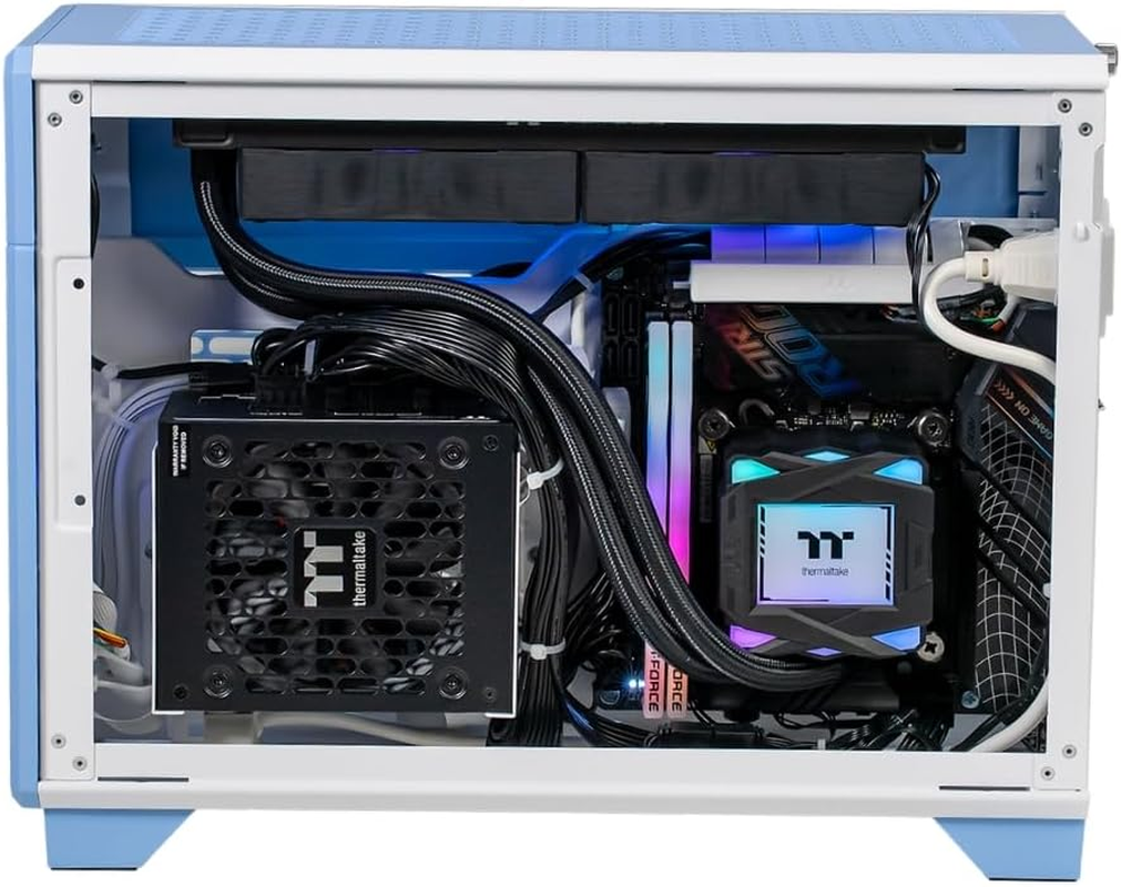 Thermaltake Gaming System Nomad PRO - Intel 14600KF / RTX 5070/ B760I Wifi/ 32GB RAM/ TR100 Hydrangea Blue, CA-4N1-00SFWA-01 image number 4