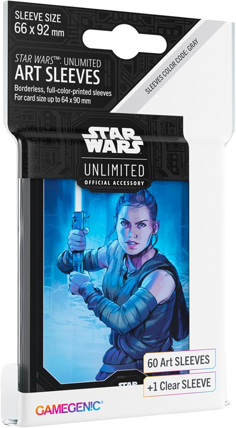 Gamegenic Star Wars: Rey Unlimited Art Sleeves, Grey image number 3