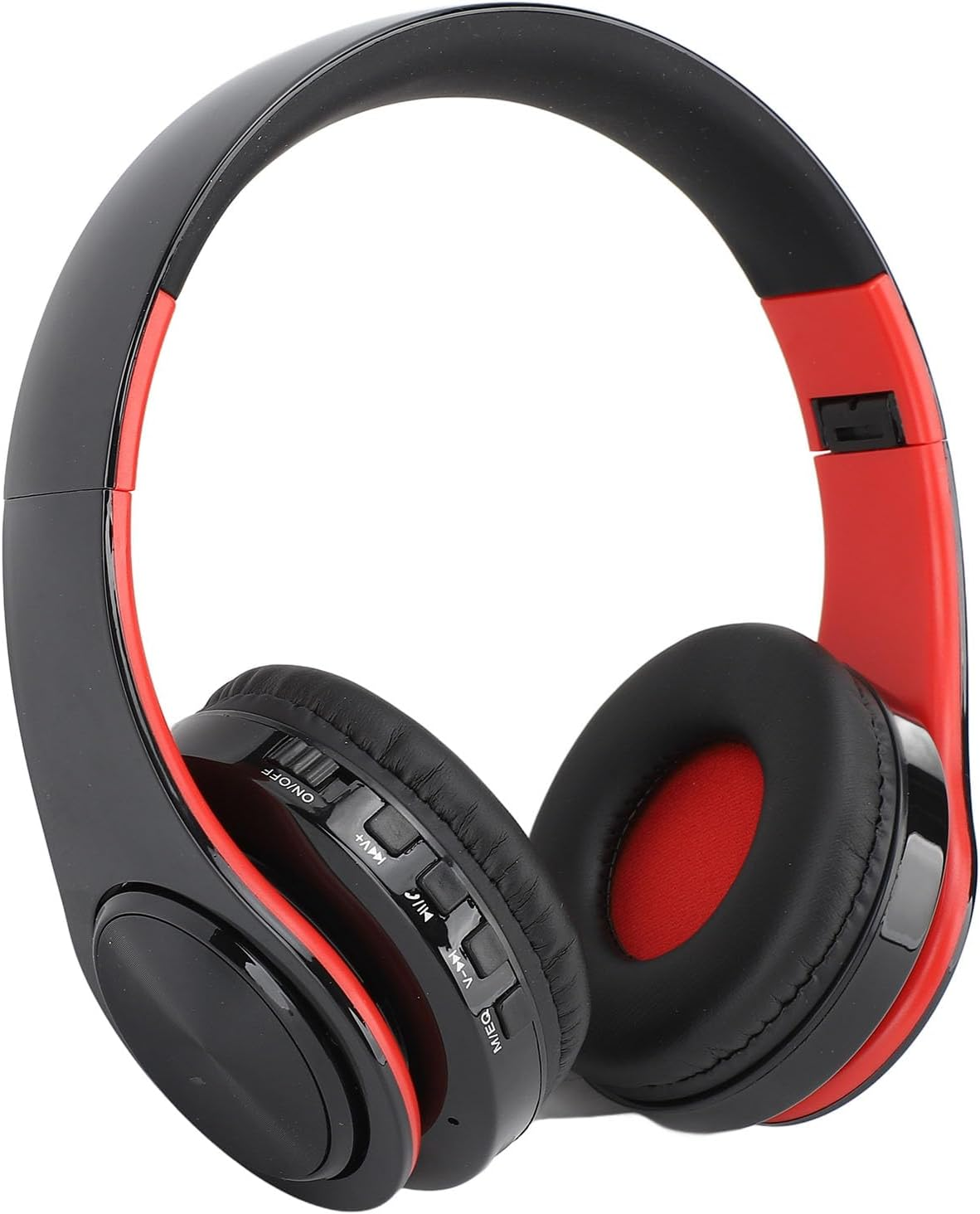 LICAEVEY Wireless Bluetooth Headphones, Low Latency, Foldable Portable Multifunctional Buttons Headset Earphone Built in Microphone for Music, Calls, Travel, Home, Cellphone, PC image number 5