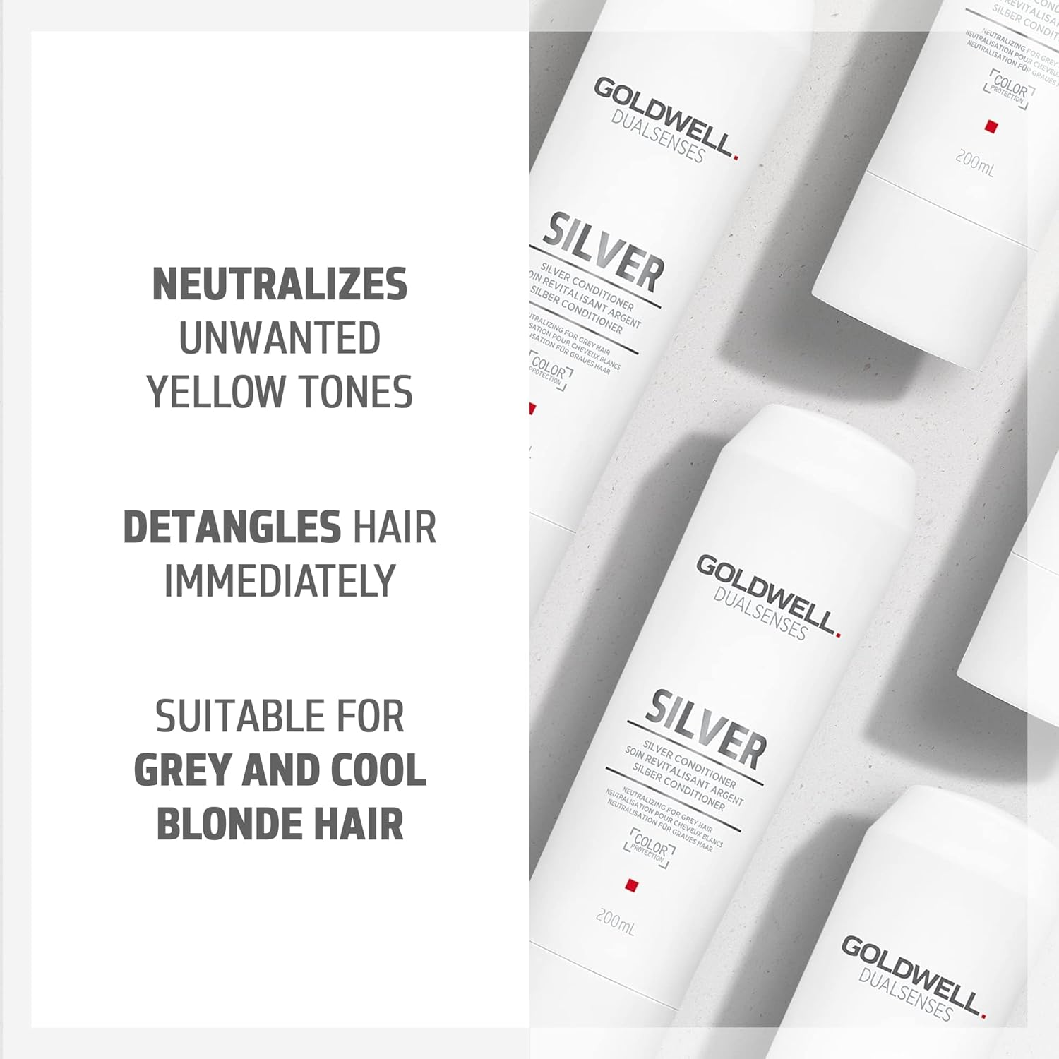 Goldwell Dualsenses Silver for Unisex 10.1 Oz Conditioner image number 2