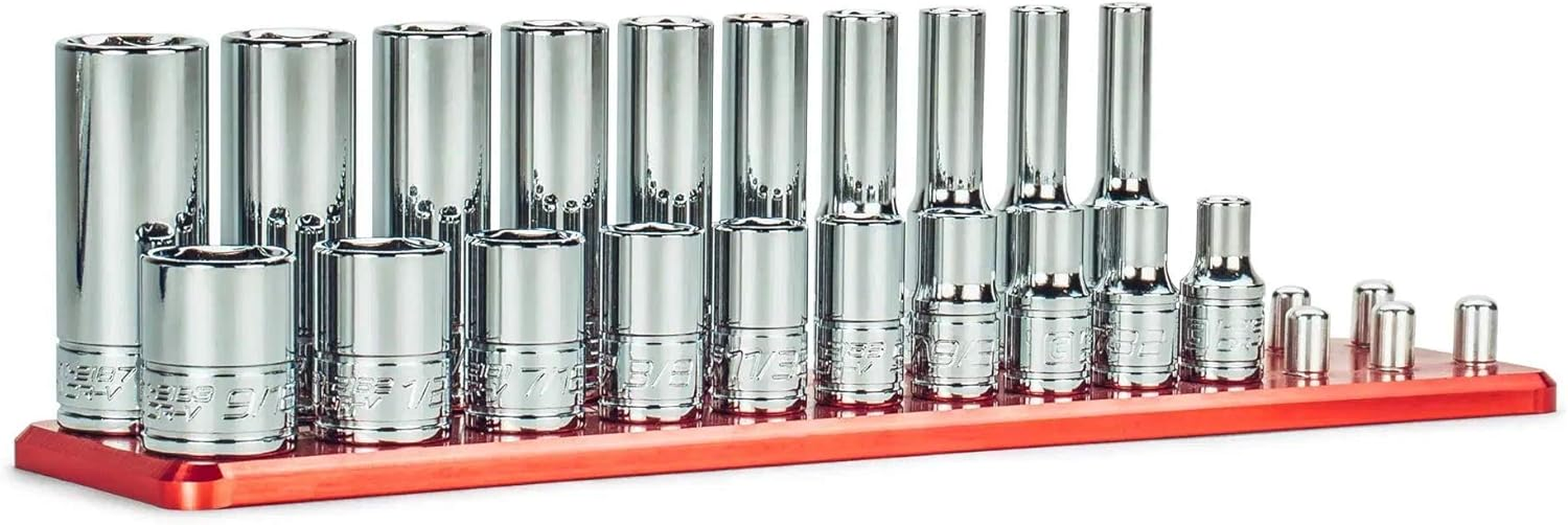 Capri Tools 1/4 In. Drive 6-Point Socket Set (Shallow & Deep Set / 4-15 Mm) image number 4