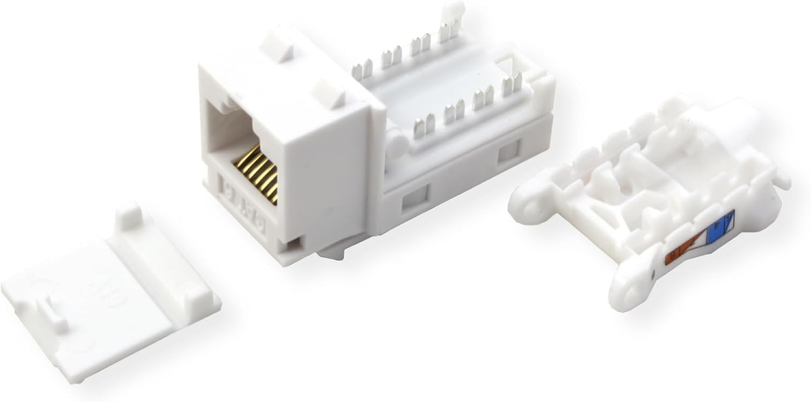 Trendnet Cat6 RJ45 Keystone Jack 50-Pack Bundle, TC-K50C6, Compatible with Cat5/Cat5E/Cat6 Cabling, Use with the TC-KP24 or TC-KP48 Blank Keystone Patch Panels(Sold Separately) White image number 5