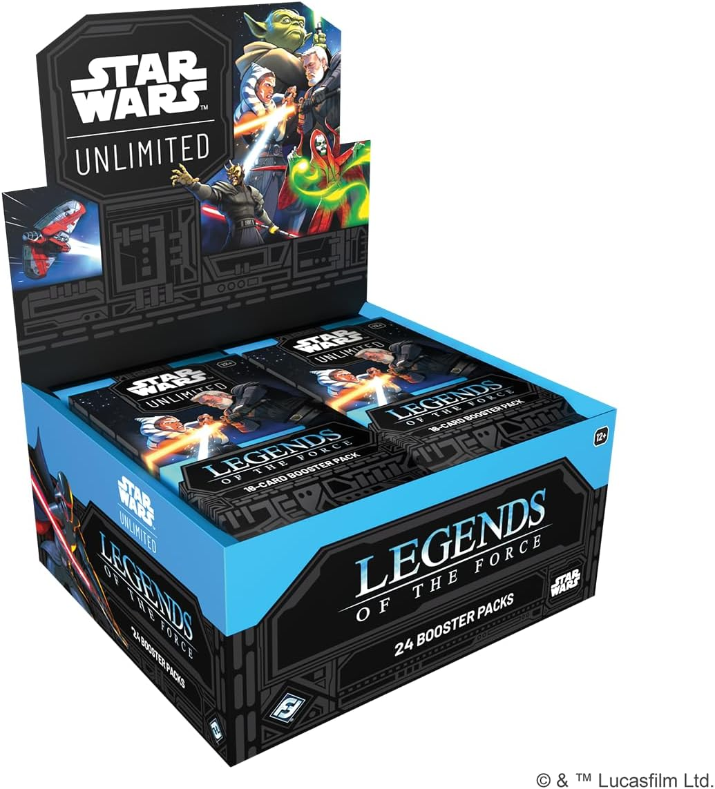 Asmodee | Fantasy Flight Games | Star Wars: Unlimited - Legends of the Force - Booster Display (24 Booster Packs) | Trading Card Game | 2+ Players, Ages 12+ image number 1