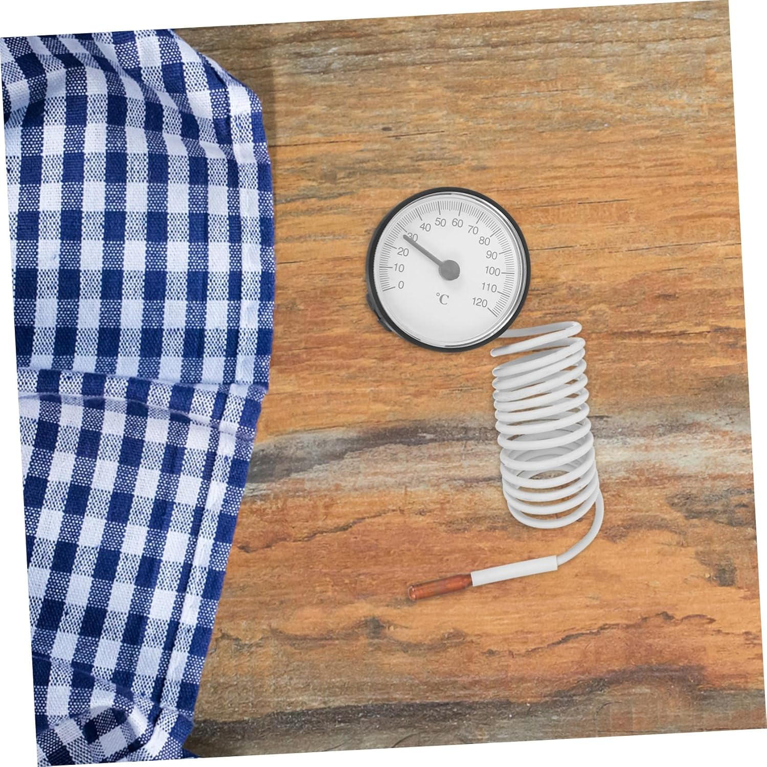 Alasum High Accuracy Analog Liquid Expansion Thermometer with Probe Tube - Indoor Temperature for Home Monitoring Kitchen Laboratory Use image number 6