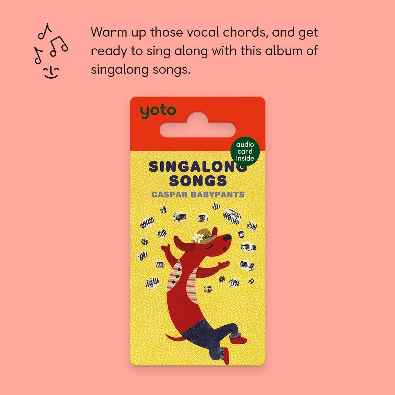 Yoto Singalong Songs by Caspar Babypants &ndash; Kids Musical Card for Use with Player & Mini All-In-1 Audio Player, Screen-Free Listening with Fun & Engaging Music for Playtime, Parties & Travel image number 6
