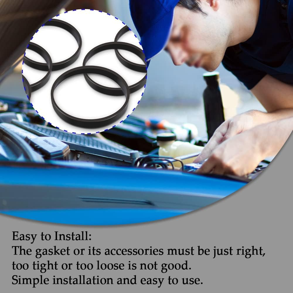 6 PCS Intake Manifold Rubber Sealing Gasket for N52 N54 E60 E70 E90 E92-128I 135I 325Xi 328I 328Xi 330I 335I 525Xi 528I 530I 535Xi 640I M5 M6 X1 X3 X5 X6 Z4, Replace 11617547242 image number 1