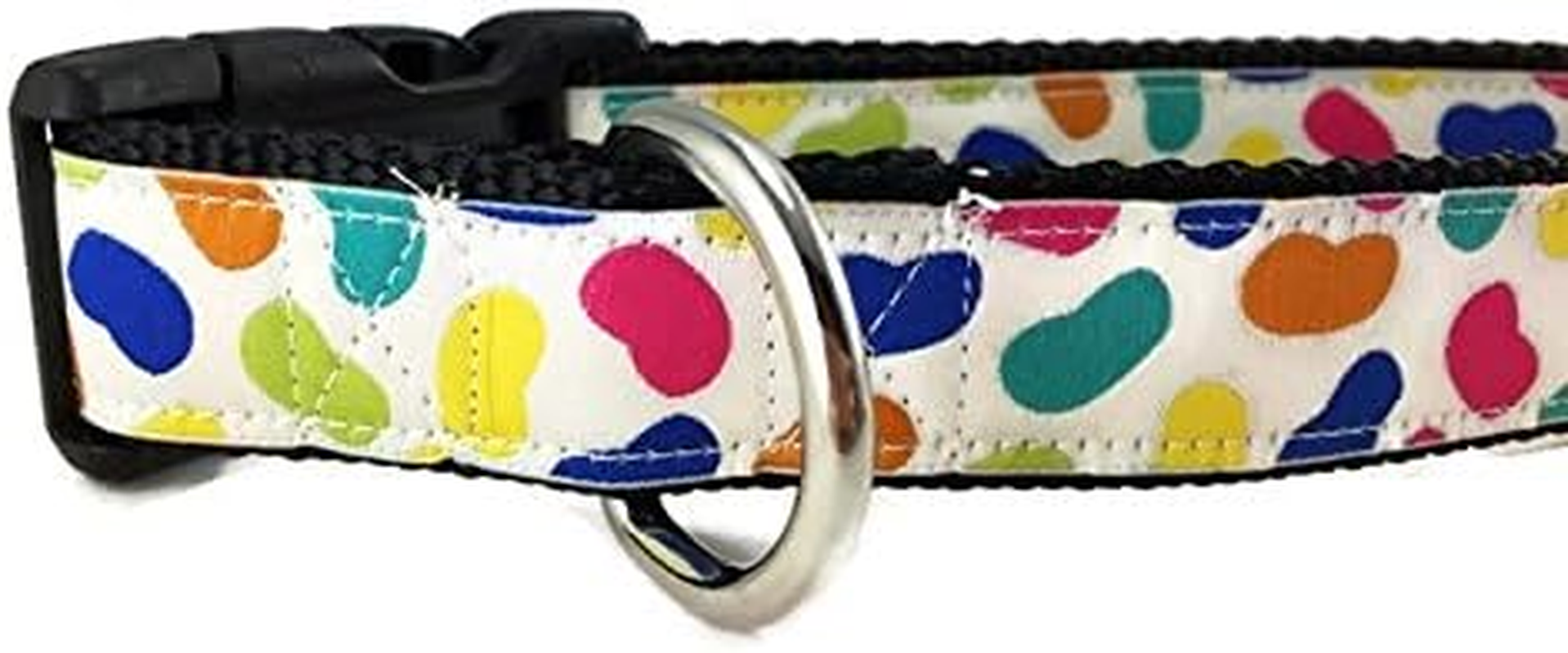 Easter Dog Collar, Caninedesign, Bunny, 1 Inch Wide, Adjustable, Nylon, Medium and Large (Chocolate Bunnies, Large 15-22") image number 6