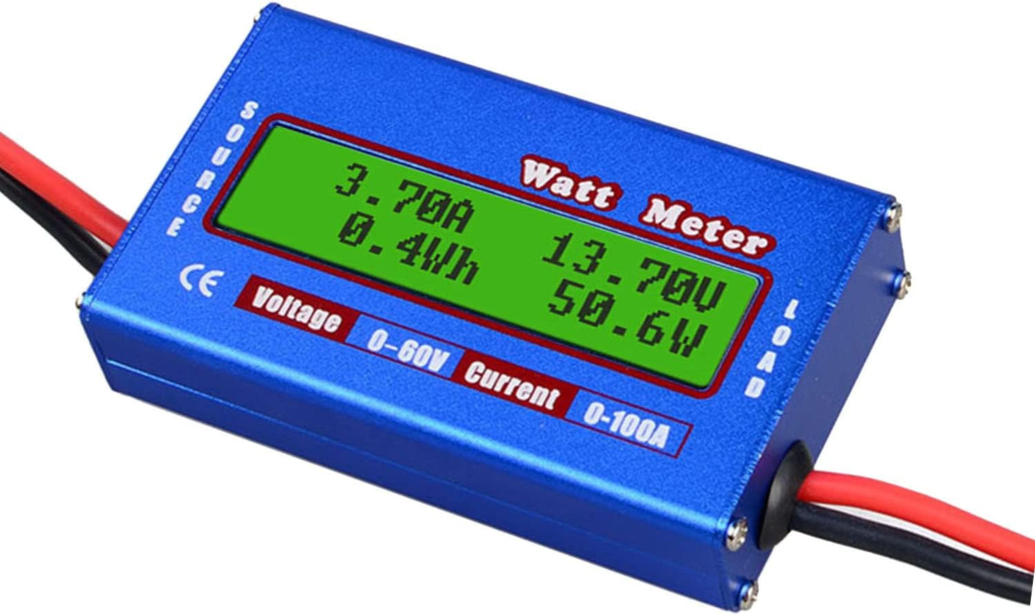 RC Watt Meter 100A Power Analyzer Digital LCD Balance Battery Voltage Checker image number 3
