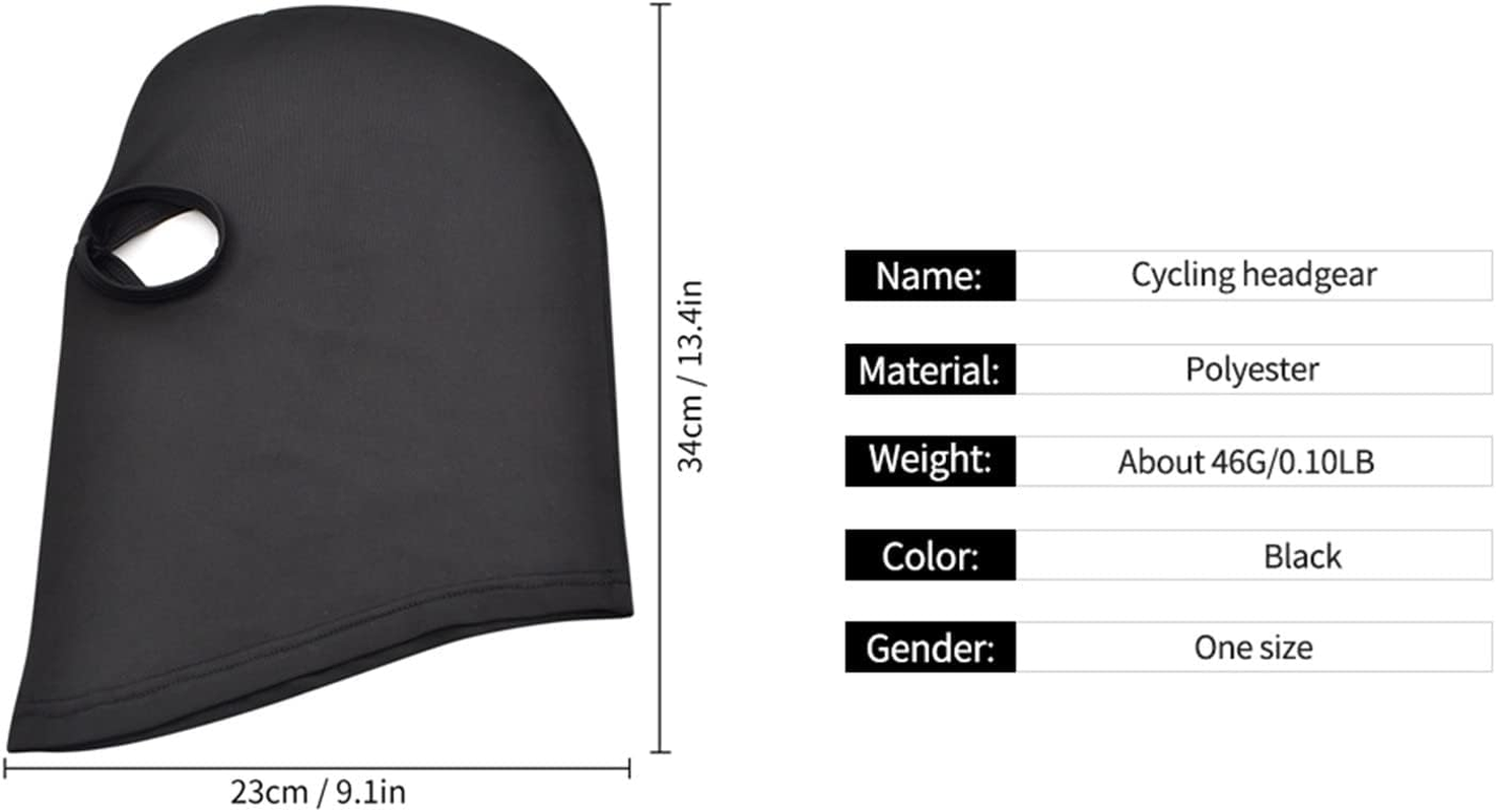 WYSUMMER 3 Hole Full Face Mask, Women Men Thin Balaclava Face Mask for Motorcycle Bike Hunting Cycling Cap Ski image number 1