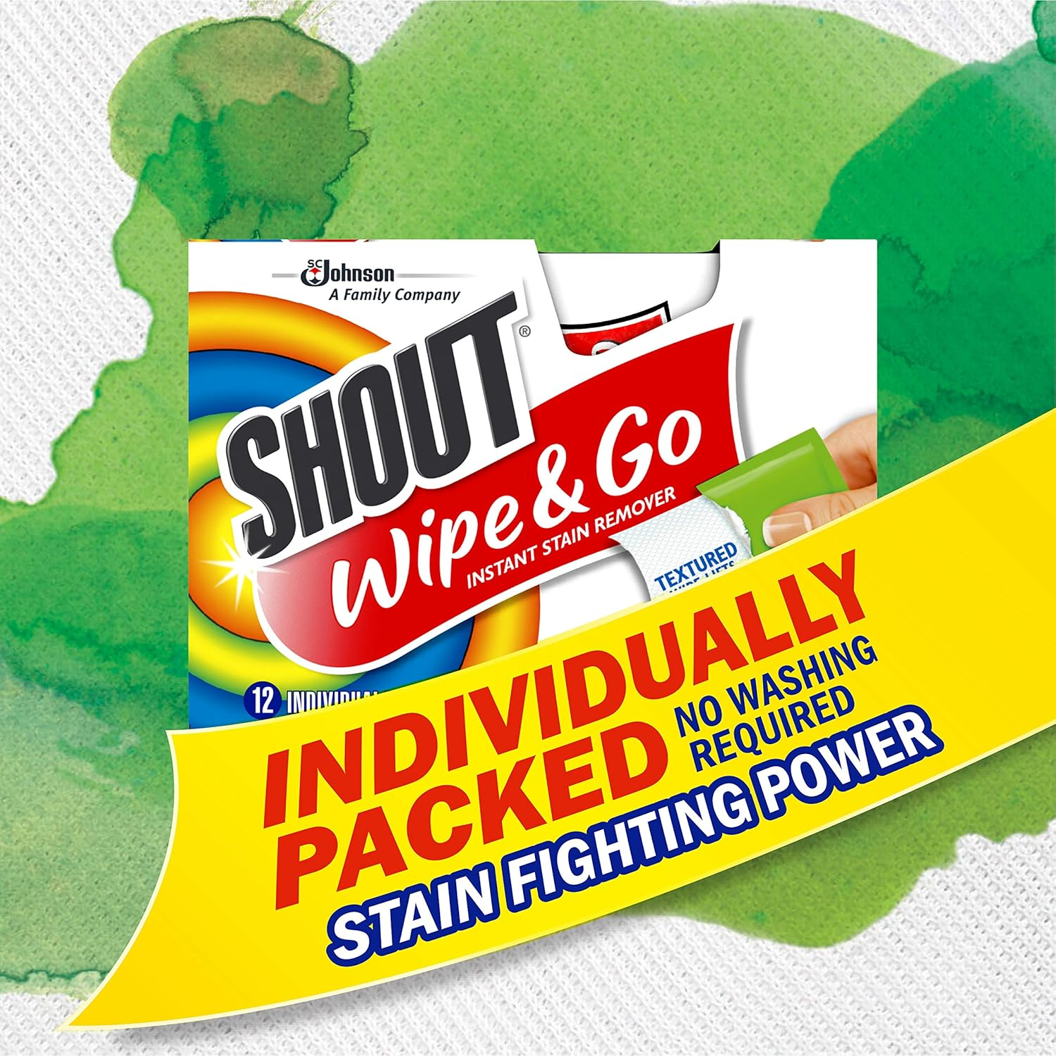 Shout Wipe & Go Wipes, 4-Count (Pack of 24) image number 5
