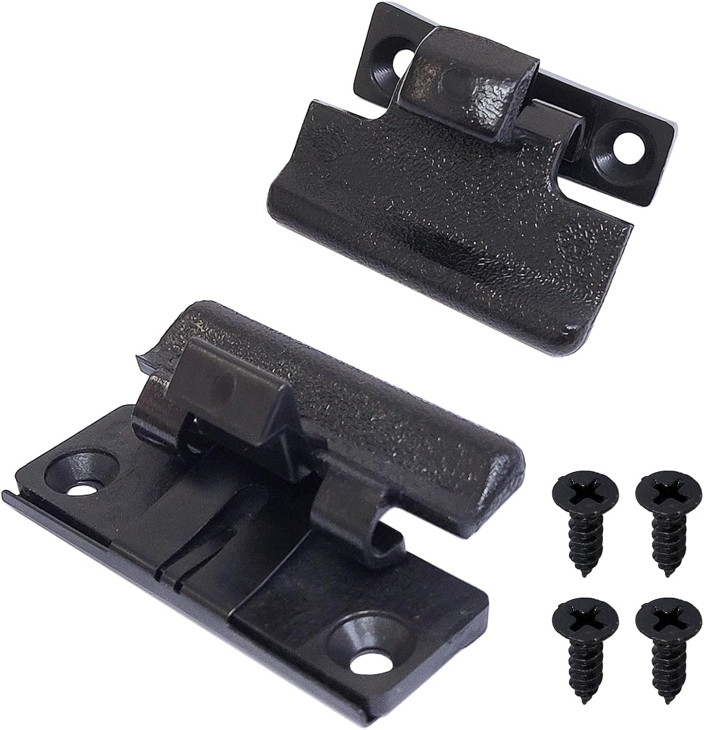 Auto-Plaza Pair of Center Console Armrest Lid Latch Upper and Lower Replacement OE: MR532555 MR532556 Compatible with Mitsubishi Pajero V73 V75 V77 V93 V97 Montero Plastic image number 1