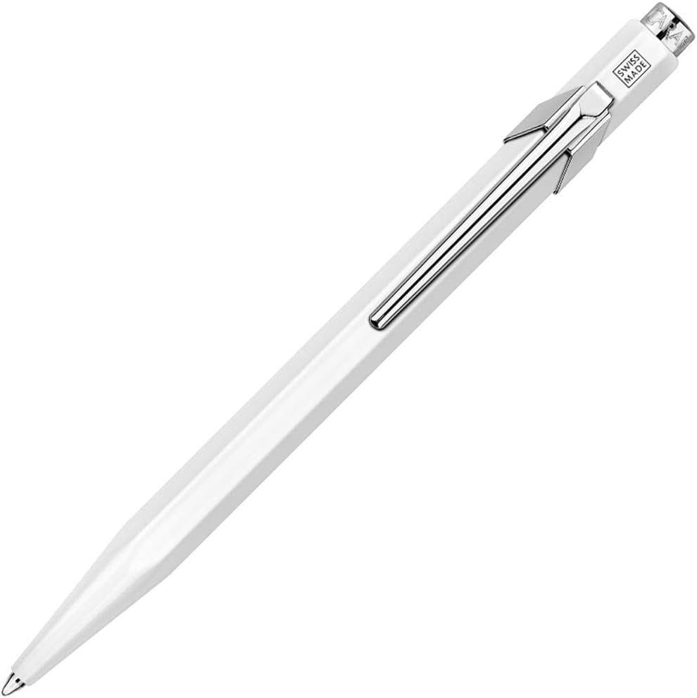 Caran D'Ache Creative Art Materials Ballpoint Pen Metal White (849.001) image number 3