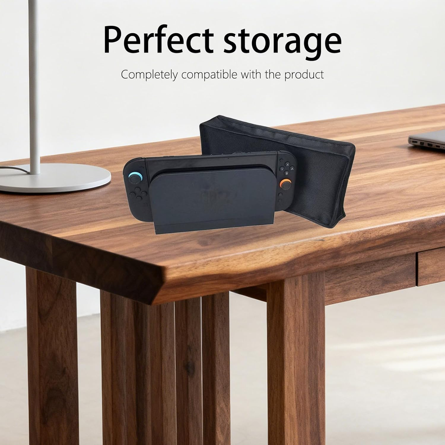 RIBHNXHI Dust Guard Cover Sleeve for Nintendo Switch 2 Console and Charging Dock - Black Protective Cover for Gaming Console and Dock Station, Dust Protection Case