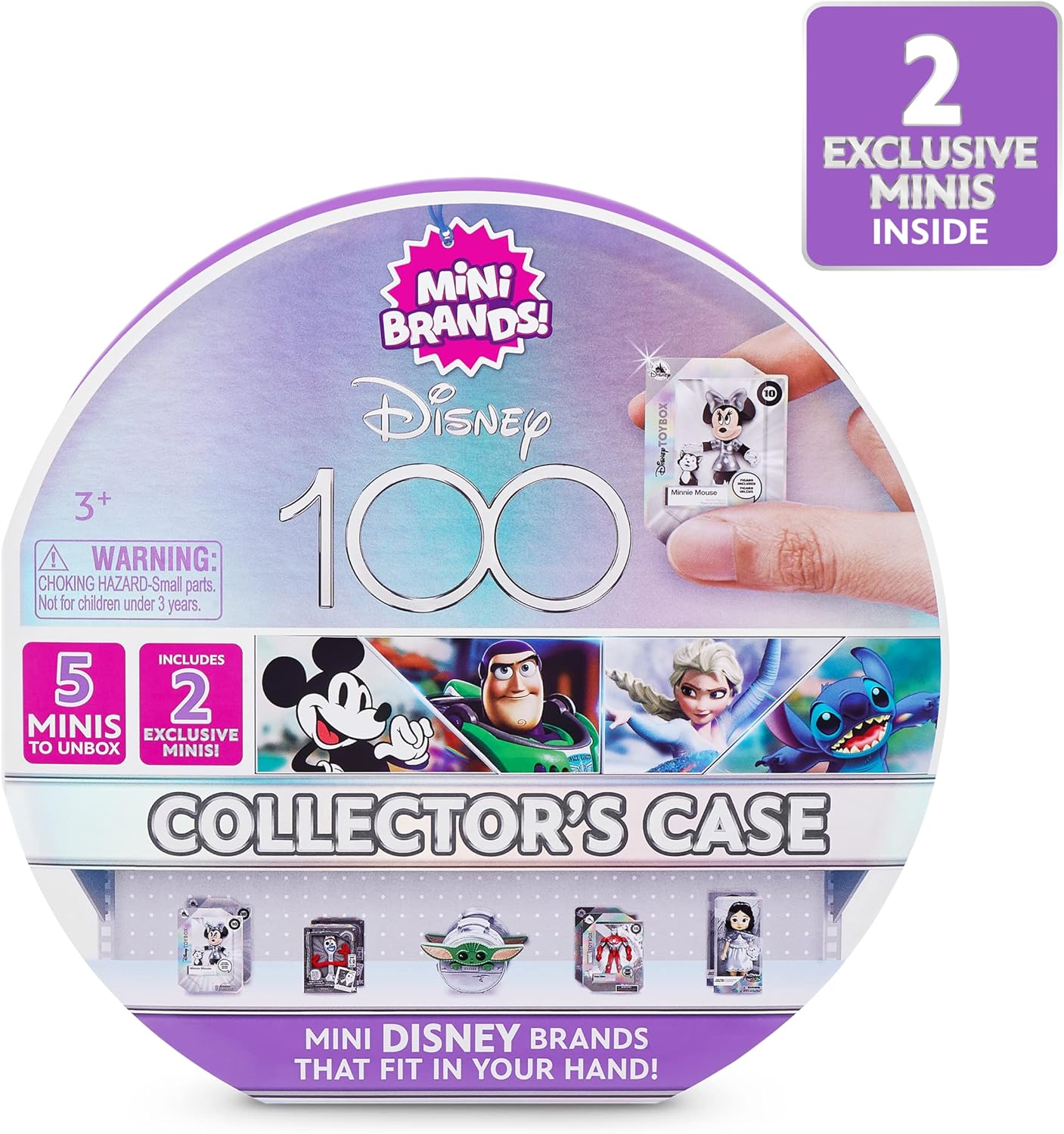Disney Platinum 100 Years of Wonder, Mini Brands Limited Edition Collector'S Case, Store and Display 100Th Anniversary Surprise Collectible Toys - Disney 100 image number 2