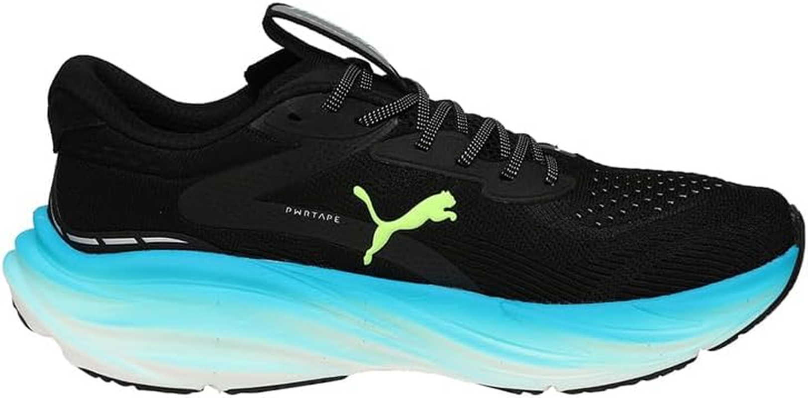 Puma Men'S Magnify Nitro 3 Running Shoes Neutral Shoes Puma Black-Speed Blue - Black 42.5 image number 6