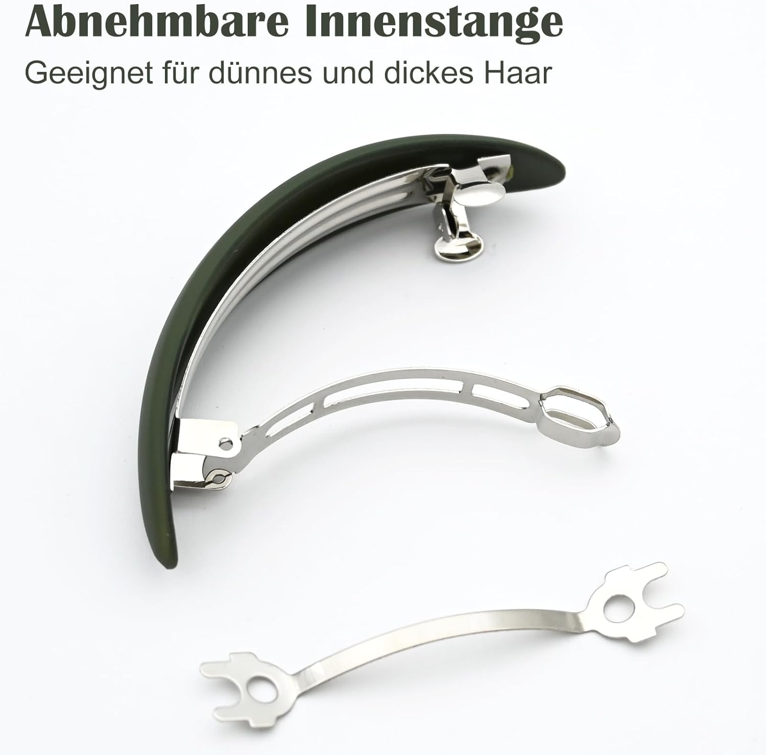 Set of 3 French Hair Clips for Women - Classic Car Hair Claws Elegant Hair Accessories