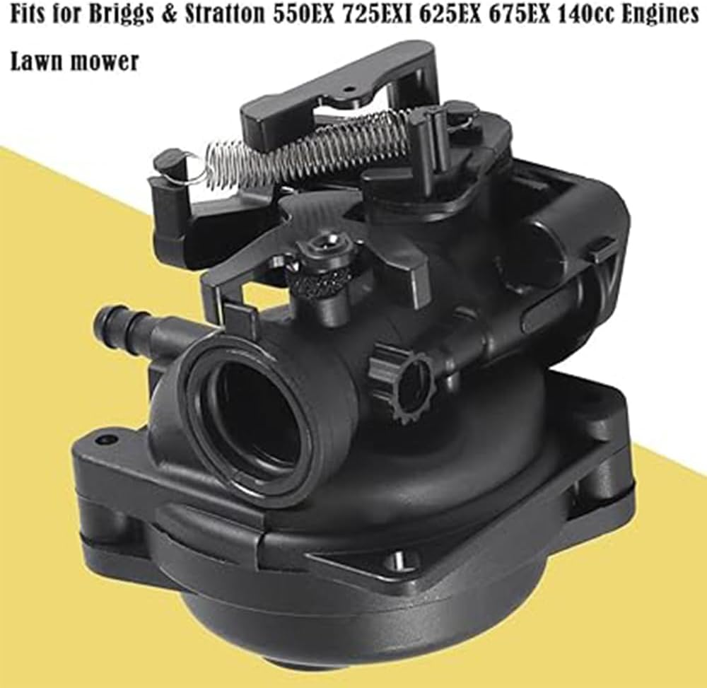 Carburetor for Toro 22&rsquo;&rsquo; Model 20339 163Cc Lawn Mower with Briggs &Stratton Engine 7.25 with Air Filter Rep. 593260 20332 20333, Spark Plug, Reinforced Fuel Hose, Fuel Filter and Clamps image number 2