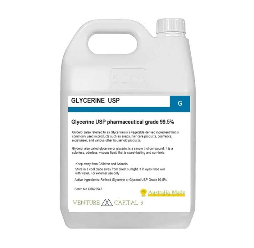 Glycerine Refined USP 99.9% Glycerol Pharmaceutical Grade Palm Oil Free - 1LT image number 1