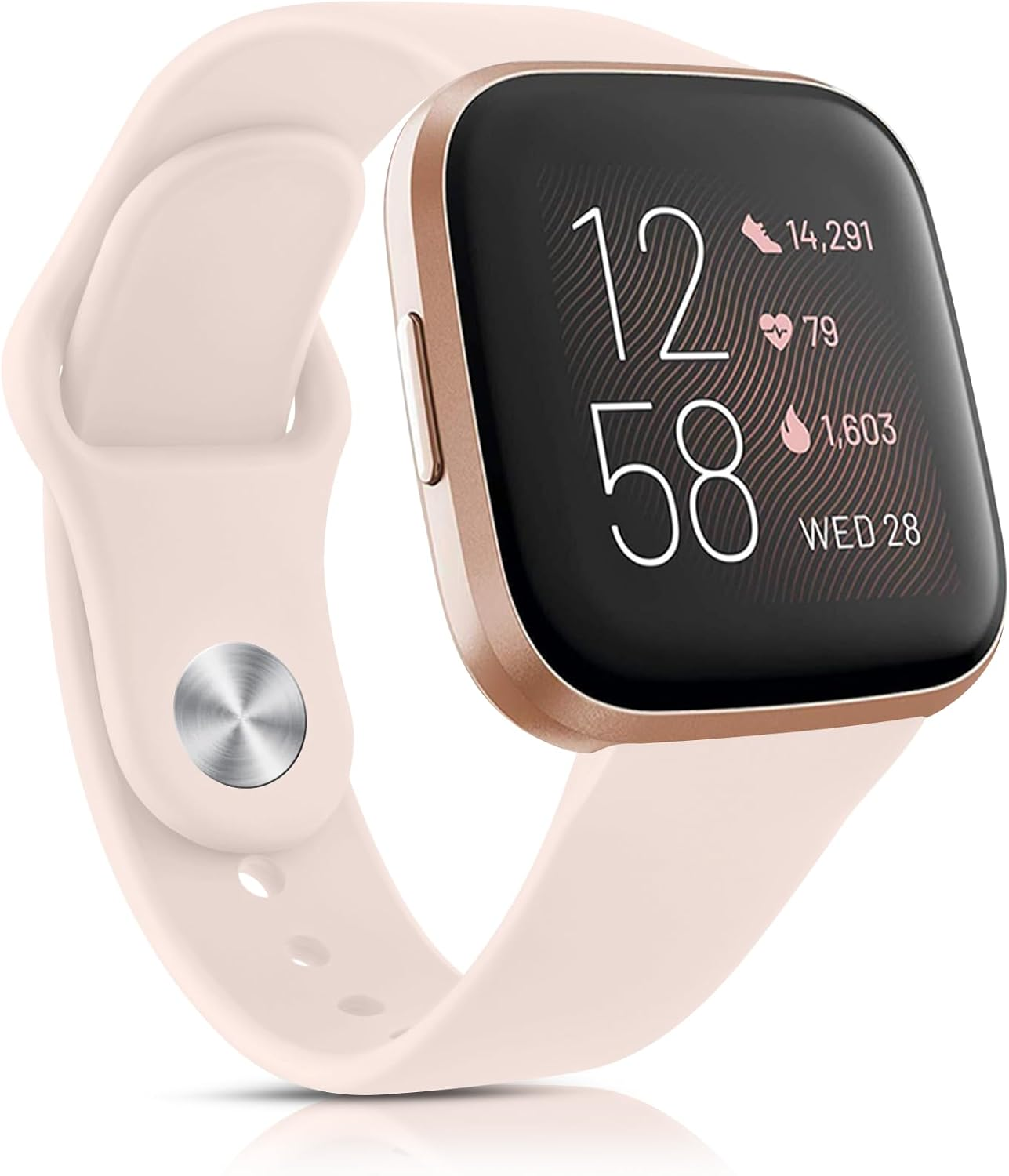 Sport Band for Fitbit Versa 2 / Fitbit Vesra Bands Women Men, Soft Silicone Sport Straps Replacement Wristbands Compatible with Fitbit Versa 2 / Fitbit Versa/Versa Lite/Versa SE Smart Watch