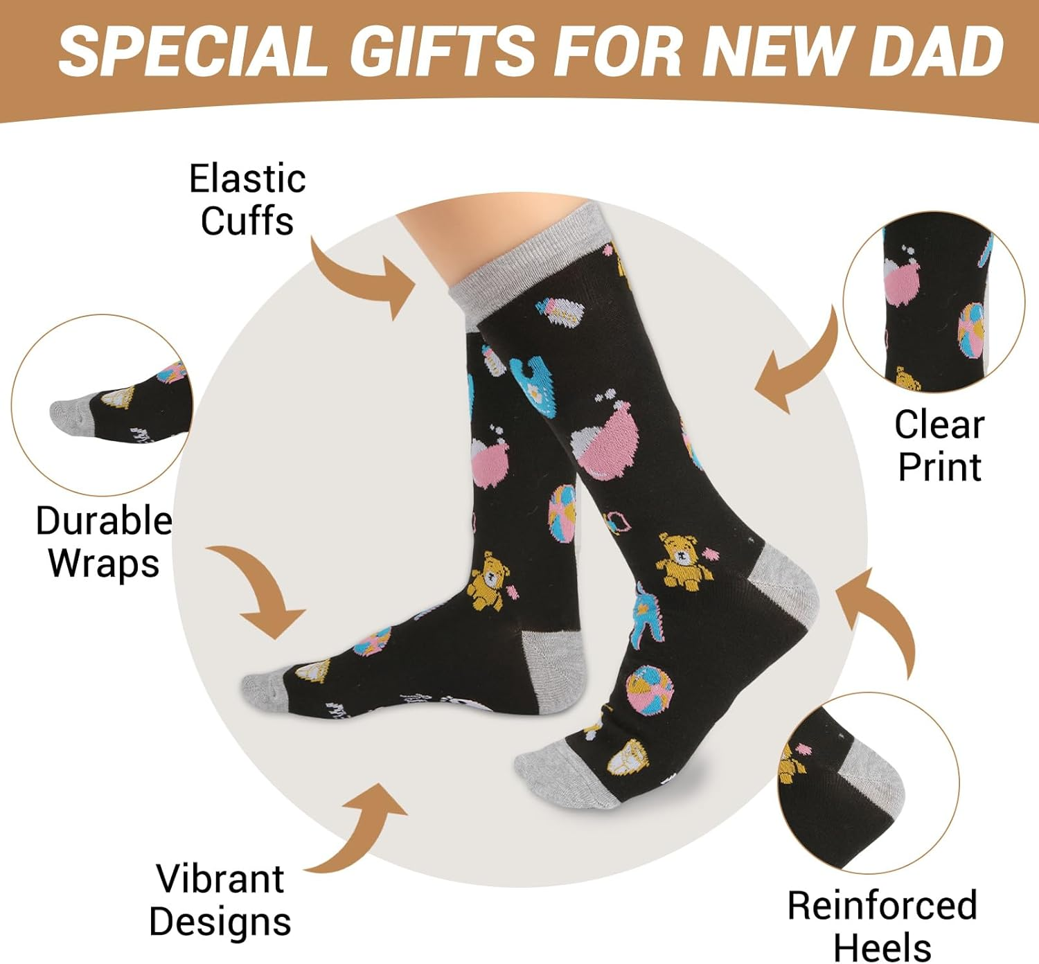 Soon-To-Be Dads Gift, First Time Father&rsquo;S Day Box, 6-Piece First-Time Dad Kit for Baby Shower & Gender Reveal, Unique Kit for Expecting Fathers, New Dad Gifts for Men