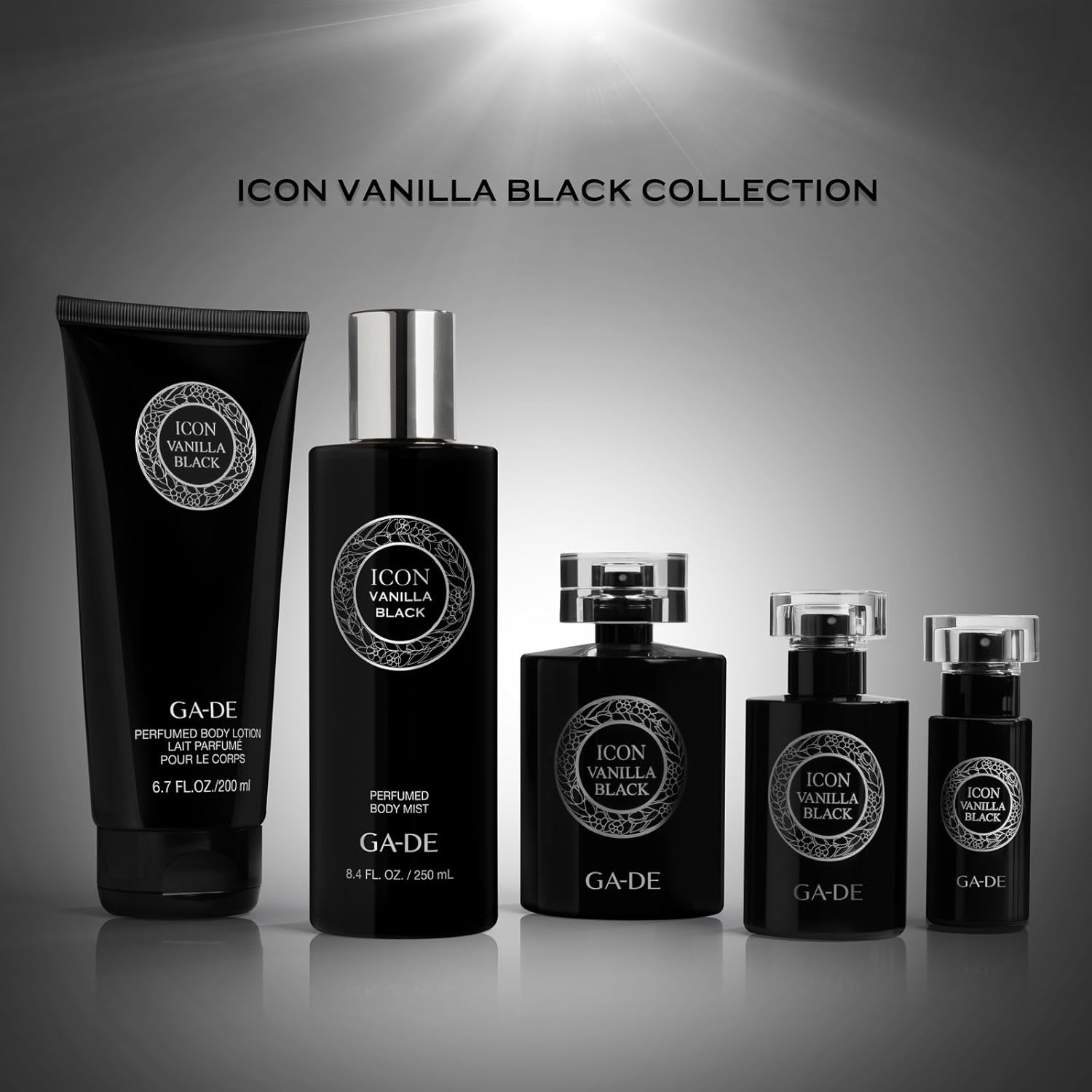 GA-DE Icon Vanilla Black - EDP Spray Perfume for Women - Warm, Smoky - Vanilla Notes, Spiced Accords of Amber, Sandalwood - Exotic Fruits - 3.4 Oz image number 4
